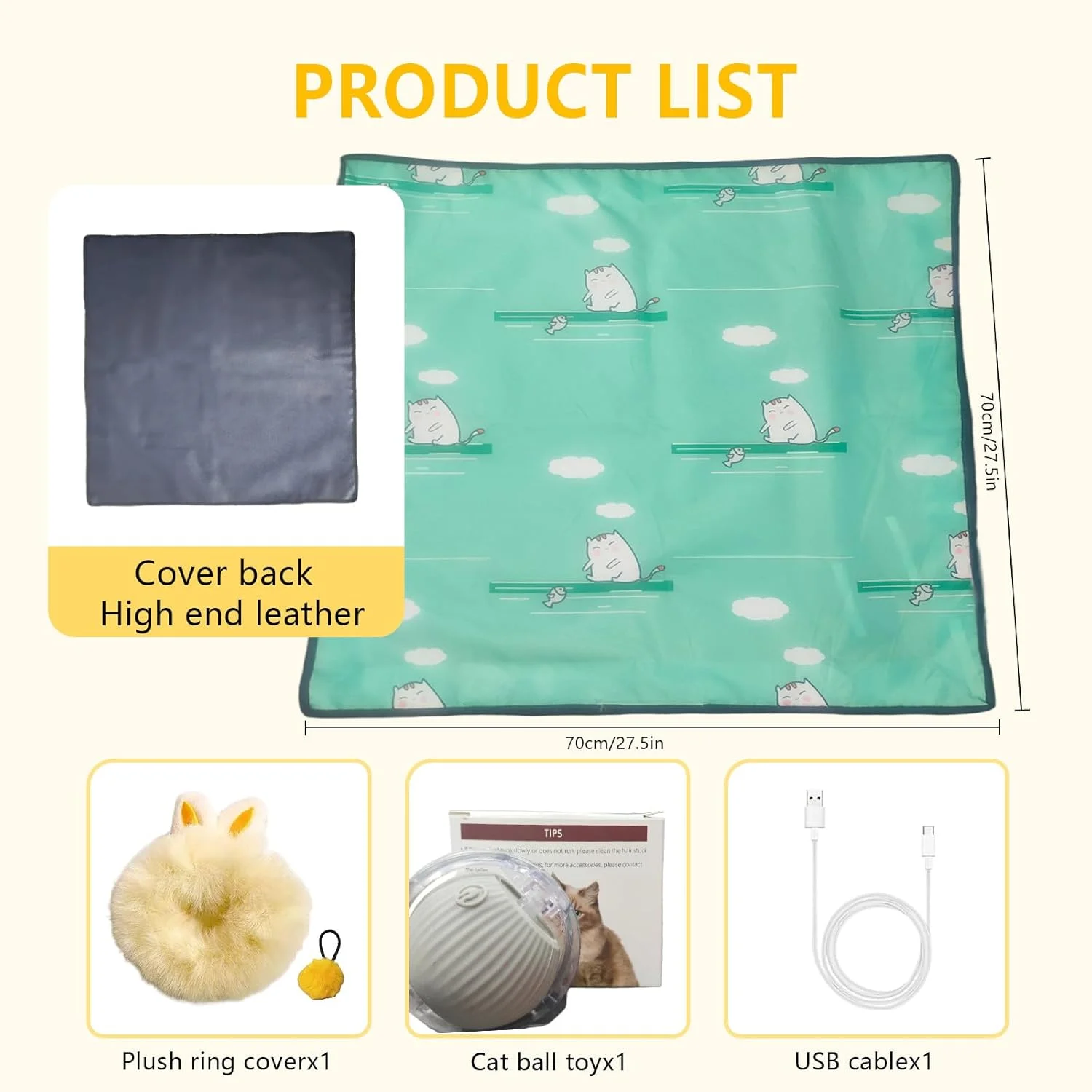 اسباب بازی تعاملی گربه برای گربه های خانگی (سبز) اسباب بازی تعاملی گربه برای گربه های خانگی (سبز)