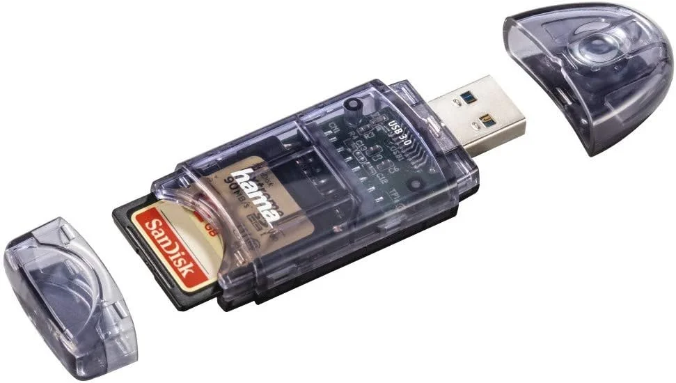 کارت خوان چند منظوره هاما USB 3.0 6 در 1 (کارت خوان برای SD/SDHC/SDXC/microSD/microSDHC/microSDXC) برای کامپیوتر ویندوز/مک/نوت بوک/لپ تاپ/تلویزیون - رنگ ذغالی کارت خوان چند منظوره هاما USB 3.0 6 در 1 (کارت خوان برای SD/SDHC/SDXC/microSD/microSDHC/microSDXC) برای کامپیوتر ویندوز/مک/نوت بوک/لپ تاپ/تلویزیون - رنگ ذغالی