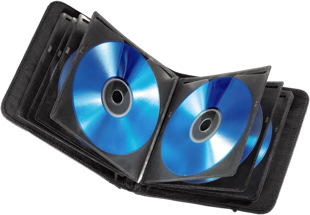 کیف سی دی هاما برای 24 عدد دیسک + 6 عدد کارت حافظه - مشکی کیف سی دی هاما برای 24 عدد دیسک + 6 عدد کارت حافظه - مشکی