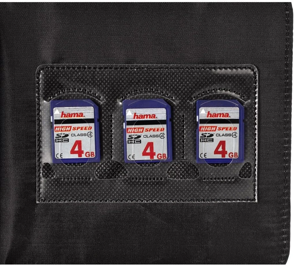 کیف سی دی هاما برای 24 عدد دیسک + 6 عدد کارت حافظه - مشکی کیف سی دی هاما برای 24 عدد دیسک + 6 عدد کارت حافظه - مشکی