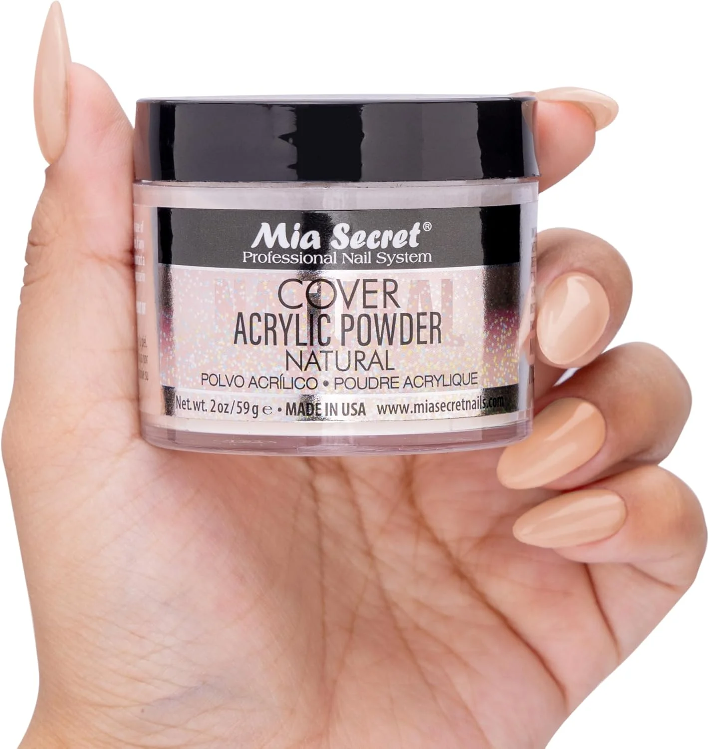 پودر اکریلیک پوششی طبیعی میا سکرت 2 اونس