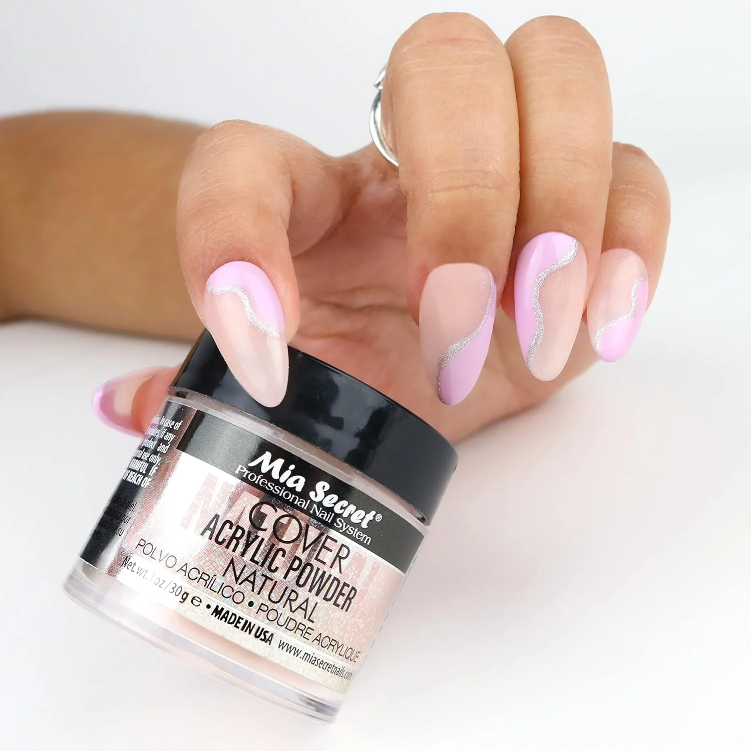 پودر اکریلیک پوششی طبیعی میا سکرت 2 اونس