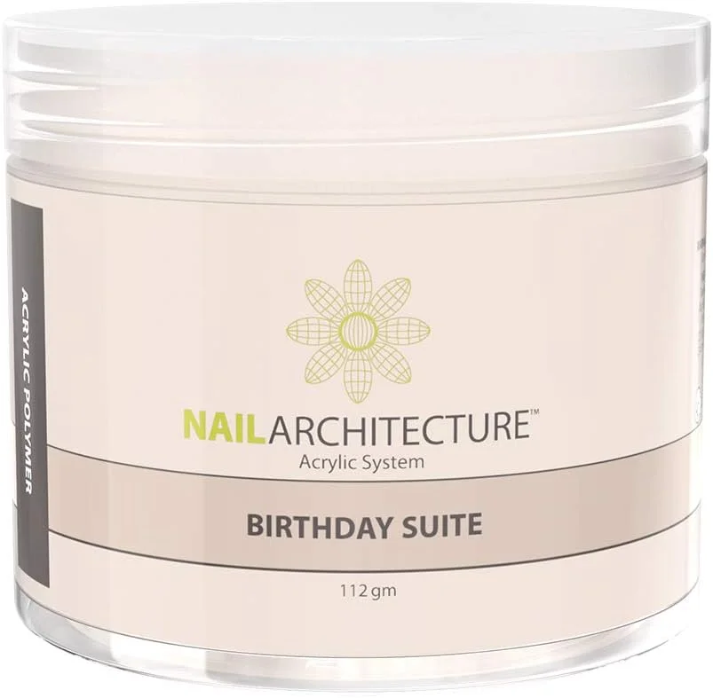 پودر اکریلیک ناخن LeChat، پلیمر اکریلیک حرفه ای برای استفاده با مونومر مایع اکریلیک، Birthday Suite، ۱۱۲ گرم، پودر اکریلیک ناخن برای کاشت ناخن، پودر اکریلیک رنگ Nude