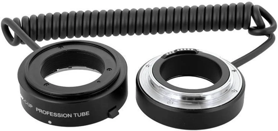 لوله افزایش طول ماکرو چند منظوره Meike MK-C-UP با قابلیت نصب معکوس روی لنز به همراه حلقه های آداپتور 58mm، 67mm، 72mm، 77mm برای لنزهای Canon EF/EF-S