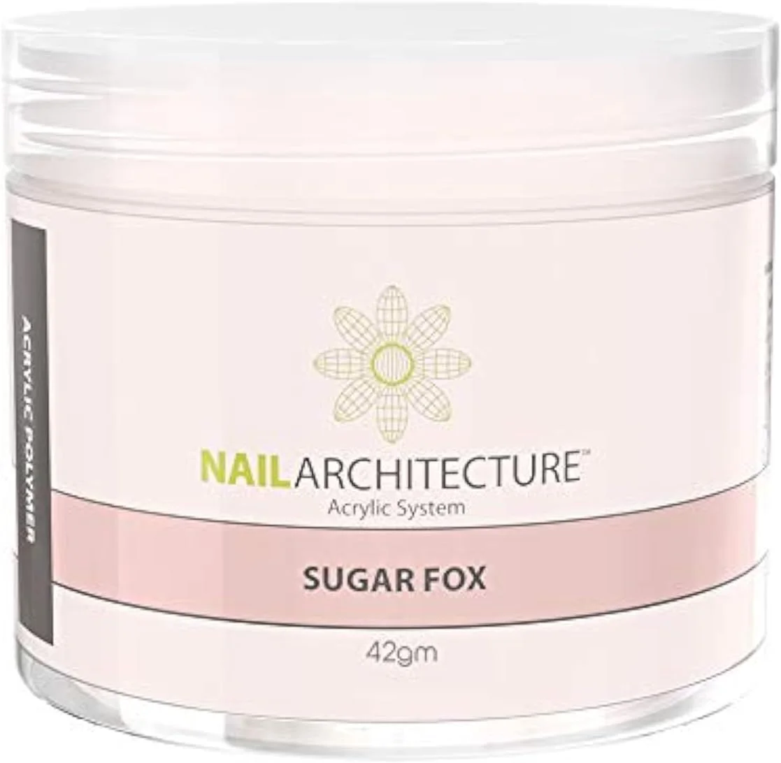 پودر اکریلیک ناخن LeChat، پلیمر اکریلیک حرفه ای برای استفاده با مونومر مایع اکریلیک، Sugar Fox، 42 گرم، پودر اکریلیک ناخن برای کاشت ناخن، پودر اکریلیک رنگ پوست