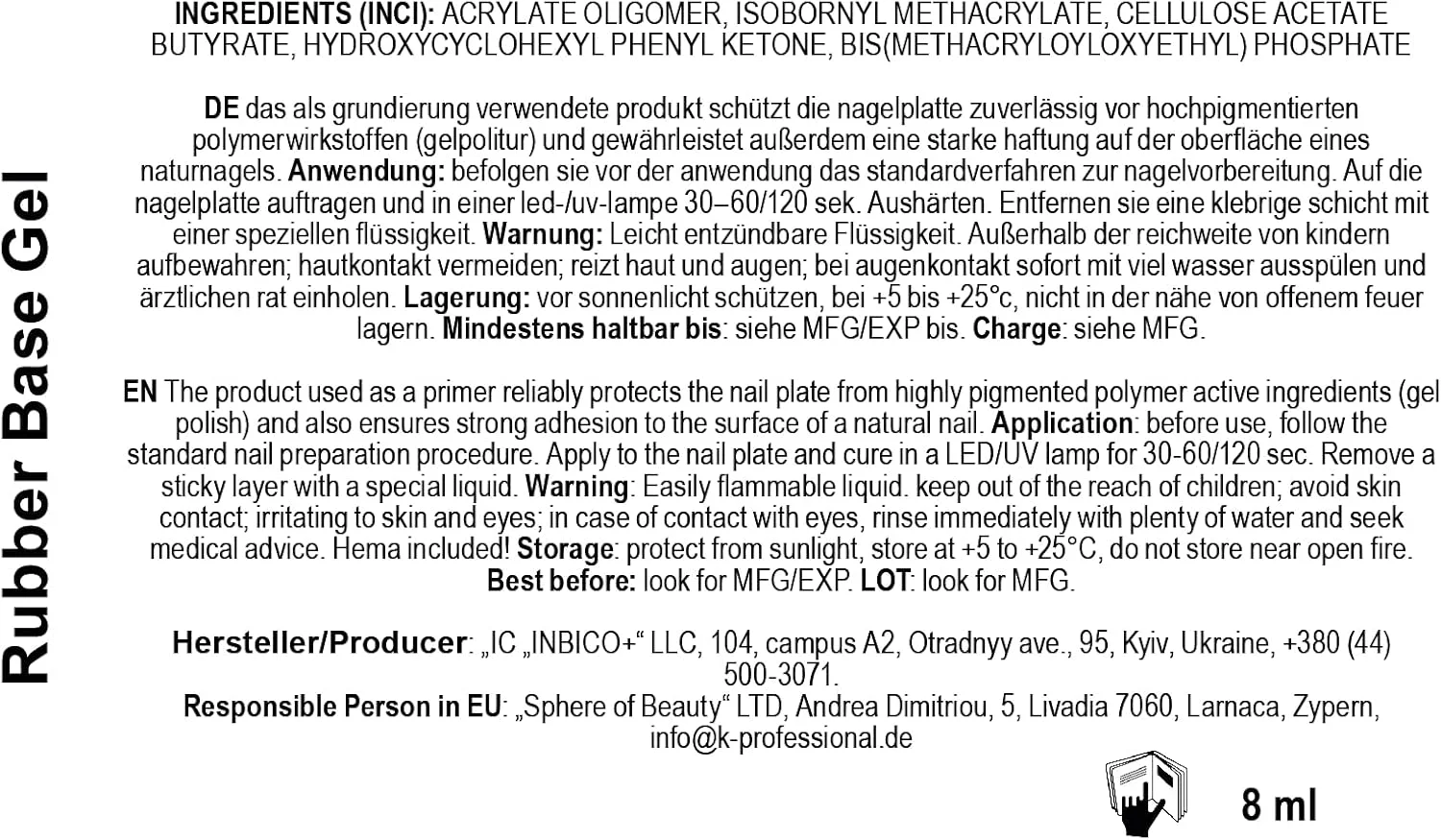 لاک ژل پایه رابر حرفه ای ناخن کدی، لاک ژل UV LED، لاک ژل شلاک ناخن (8 میلی لیتر) لاک ژل پایه رابر حرفه ای ناخن کدی، لاک ژل UV LED، لاک ژل شلاک ناخن (8 میلی لیتر)