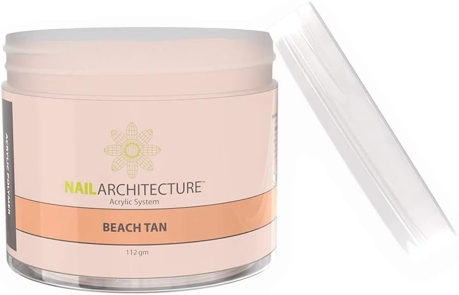 پودر اکریلیک ناخن LeChat، پلیمر اکریلیک حرفه ای برای استفاده با مونومر مایع اکریلیک، رنگ Beach Tan، ۱۱۲ گرم، پودر اکریلیک ناخن برای کاشت ناخن، پودر اکریلیک رنگ Nude