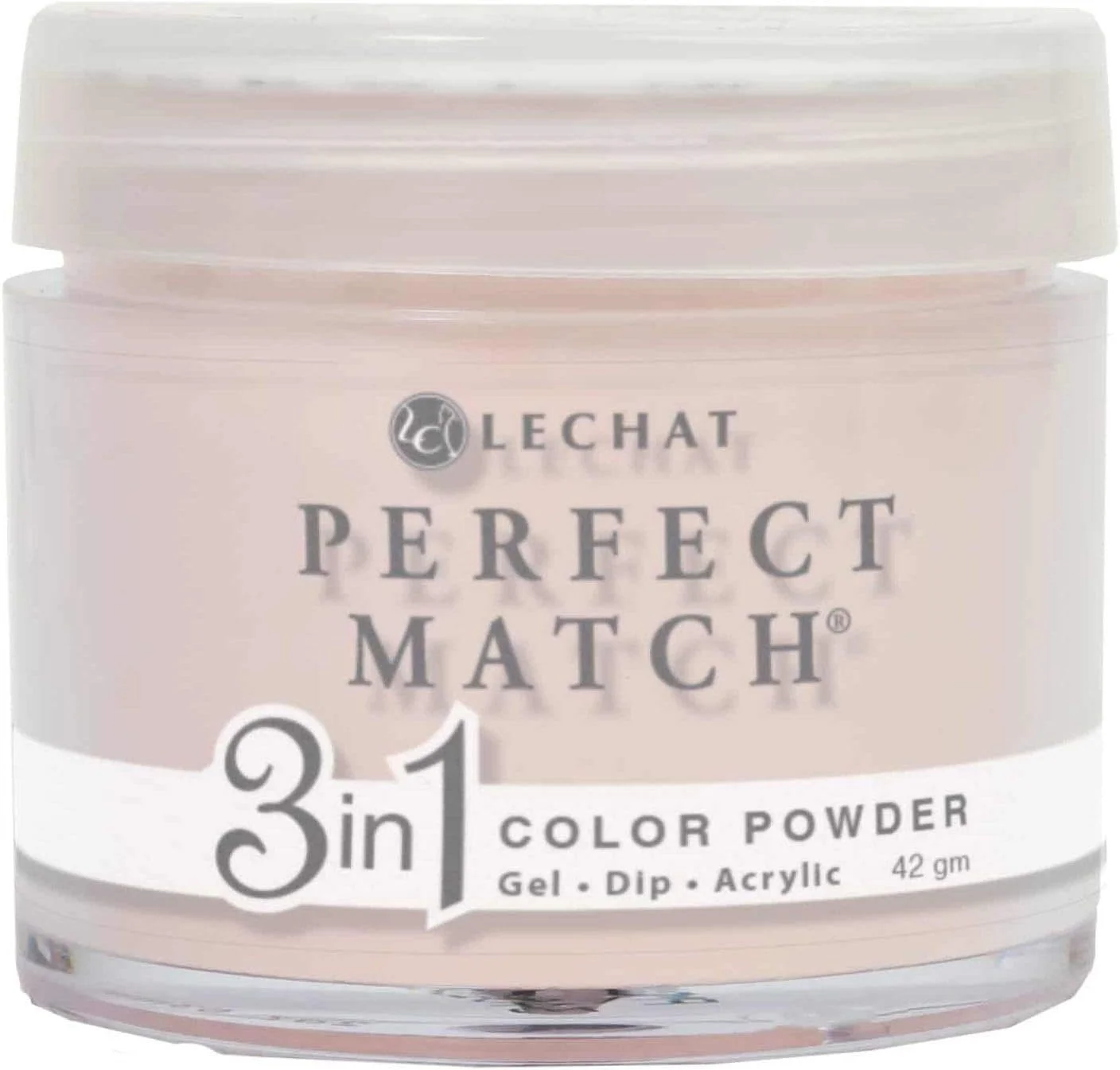 پودر کاشت ناخن Lechat، پودر اکریلیک 2oz 42gm، سیستم دیپینگ، پودر دیپینگ Innocence