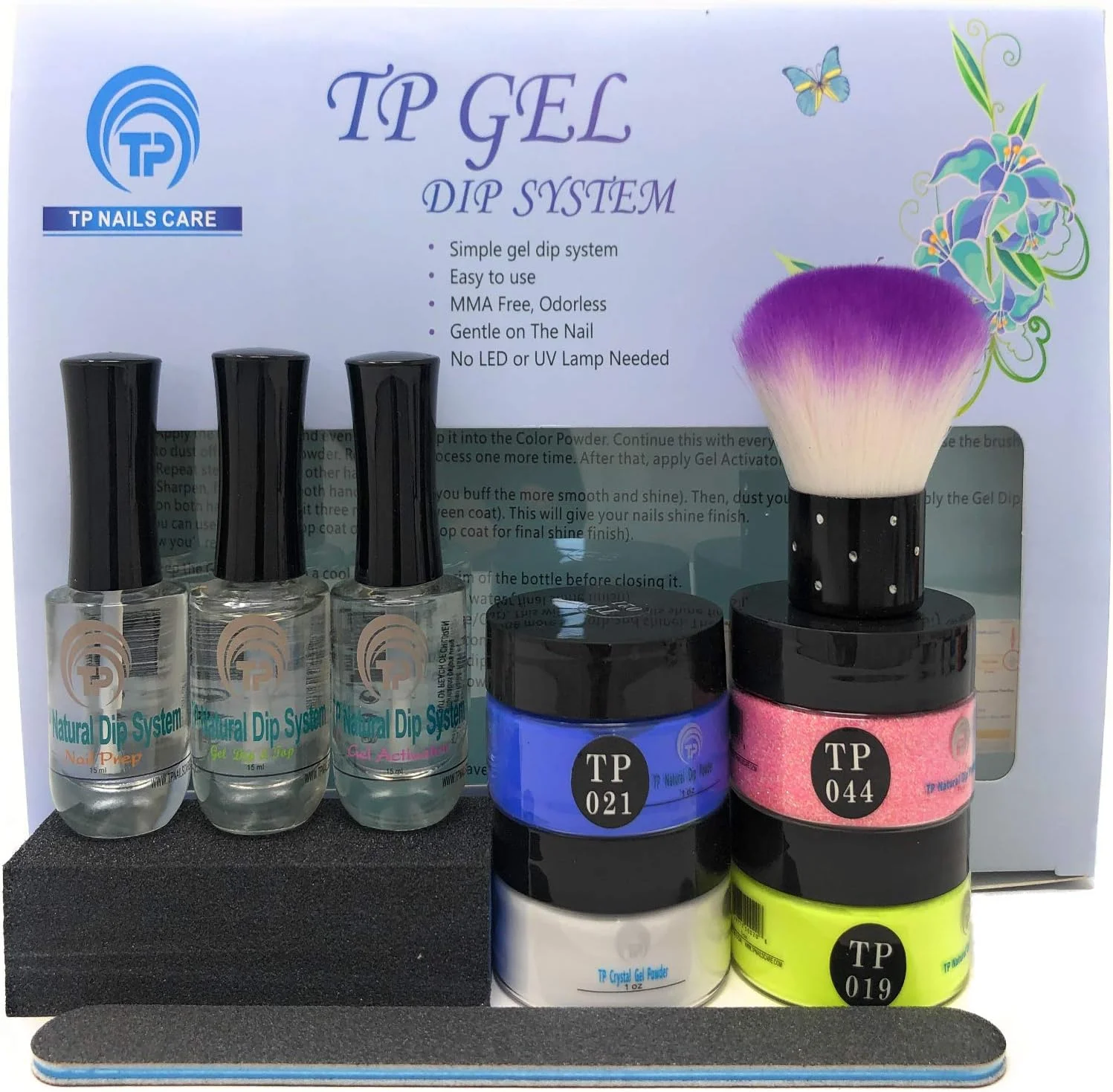 پودر ژل دیپ سیستم. کیت استارتر پودر دیپینگ 30 میلی لیتر در هر شیشه