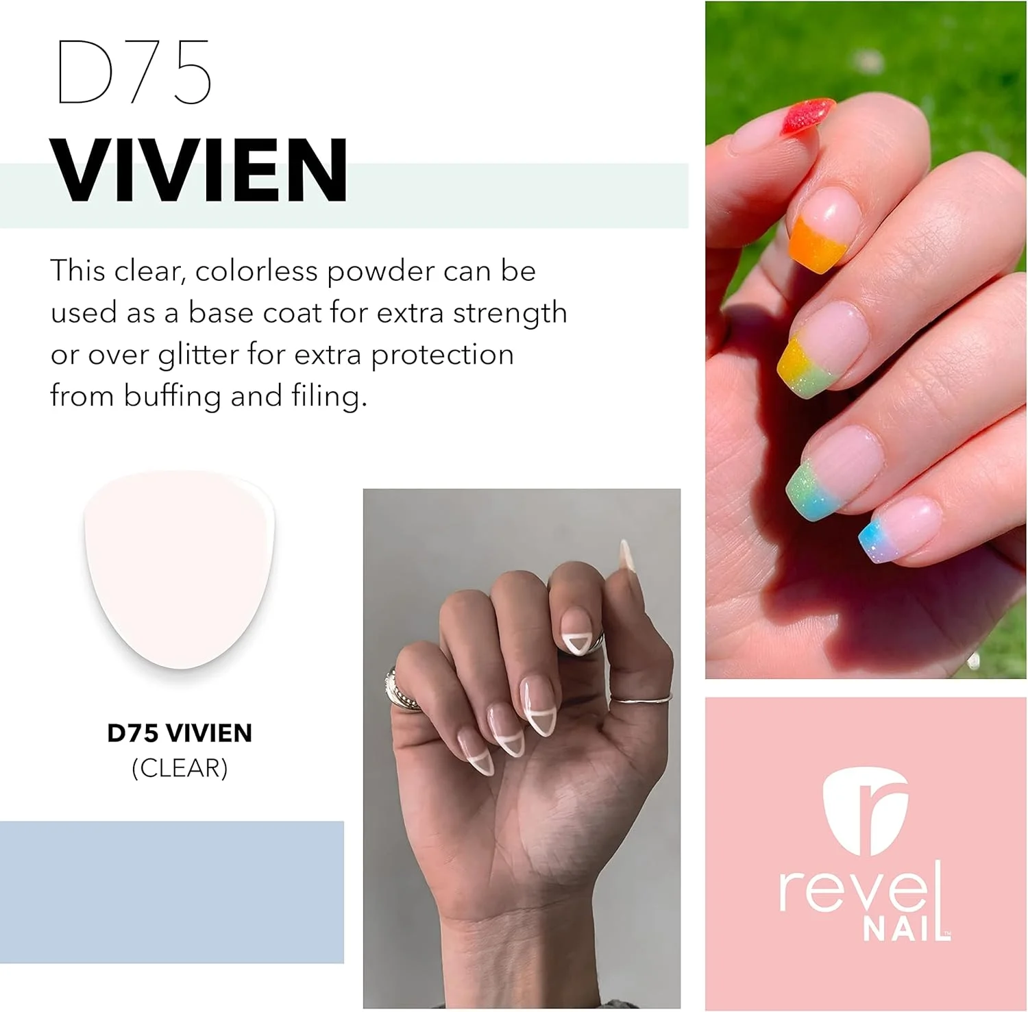 پودر دیپ ناخن رول - پودر ناخن فرنچ و شفاف - مقاوم در برابر لب پر شدن و حاوی ویتامین E پودر دیپ ناخن رول - پودر ناخن فرنچ و شفاف - مقاوم در برابر لب پر شدن و حاوی ویتامین E