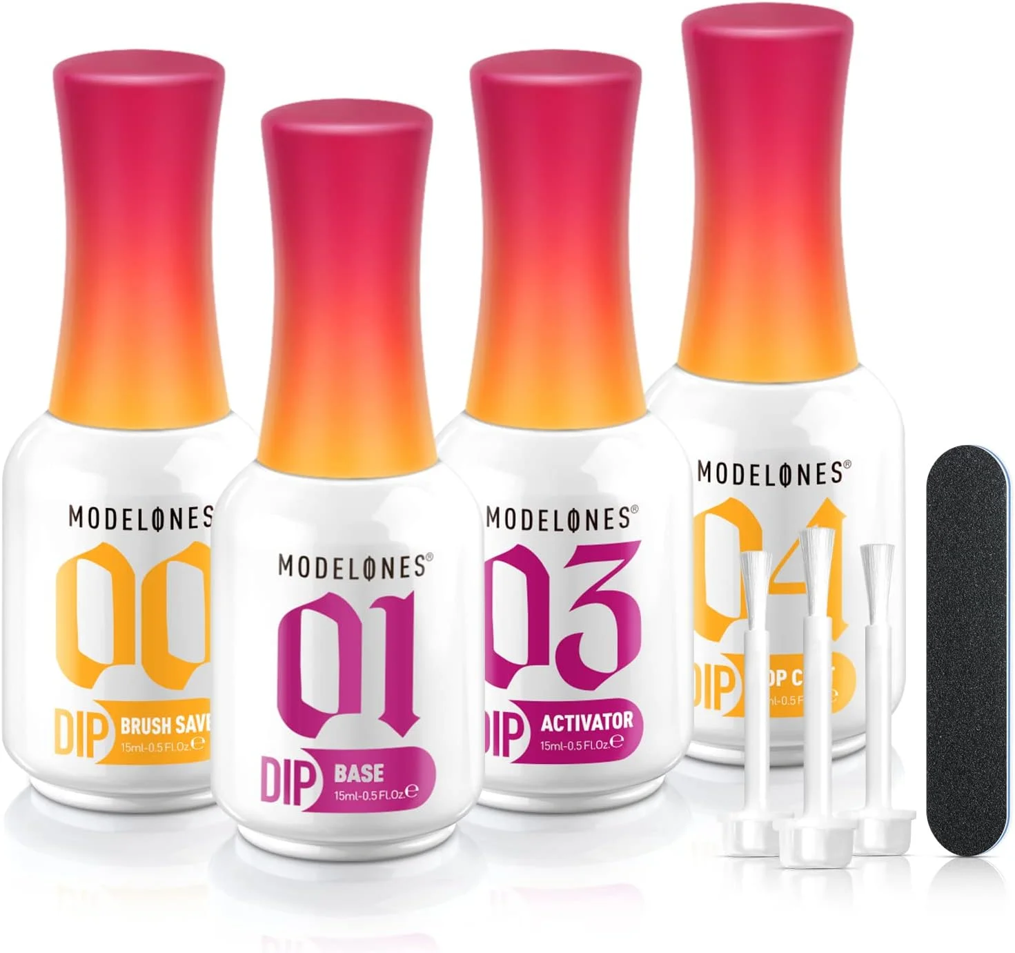 مجموعه مایع پودر دیپ مدلونز 4+4 عددی، مجموعه سیستم پودر دیپ با بیس کت/تاپ کت/اکتیواتور/براش سیور/ابزار مانیکور برای هنر کیت ناخن DIY سالن - 15ml/0.5oz مجموعه مایع پودر دیپ مدلونز 4+4 عددی، مجموعه سیستم پودر دیپ با بیس کت/تاپ کت/اکتیواتور/براش سیور/ابزار مانیکور برای هنر کیت ناخن DIY سالن - 15ml/0.5oz