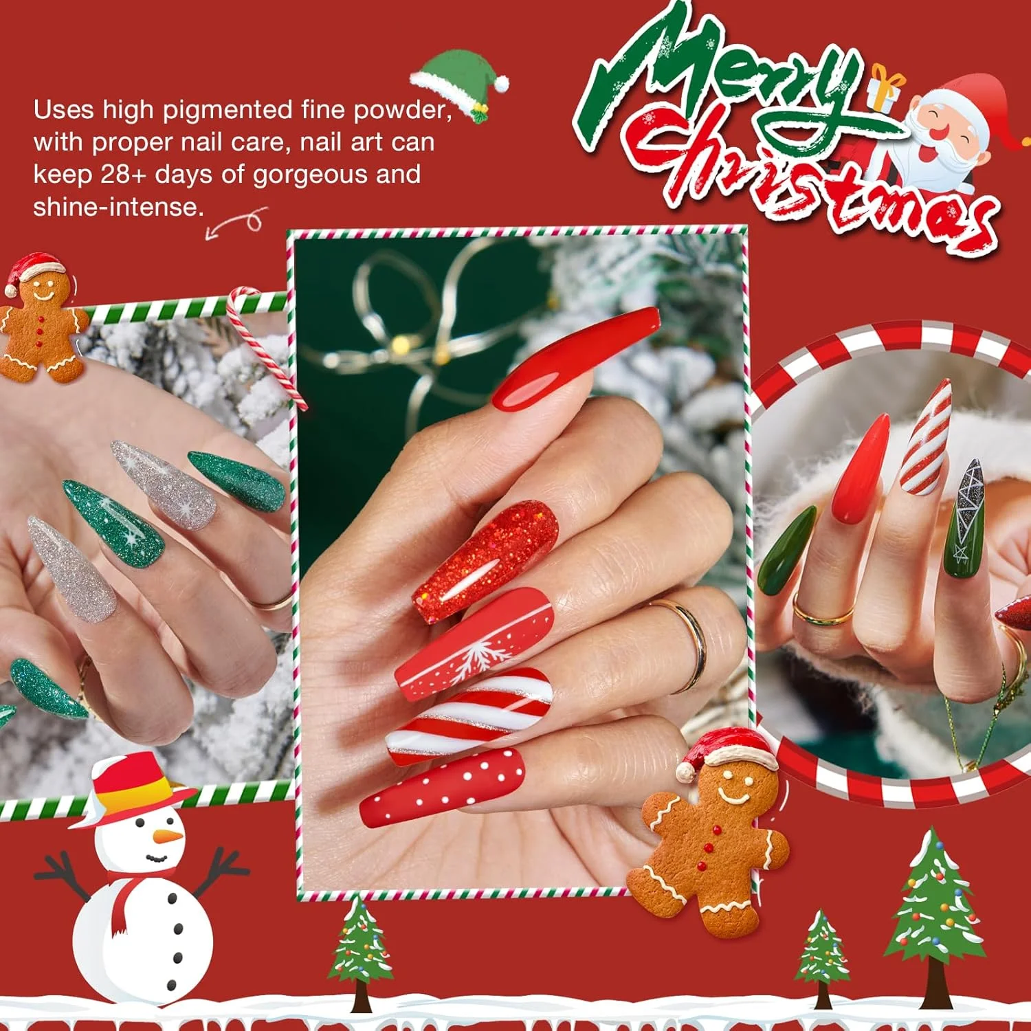 ست پودر دیپ ناخن AZUREBEAUTY، پاییزی، نارنجی، سبز، اکلیلی، قرمز، 20 رنگ، ست مایع پودر آکریلیک با پوشش پایه/رویی برای طراحی ناخن فرانسوی، مانیکور، مناسب مبتدیان، استفاده شخصی در منزل و سالن