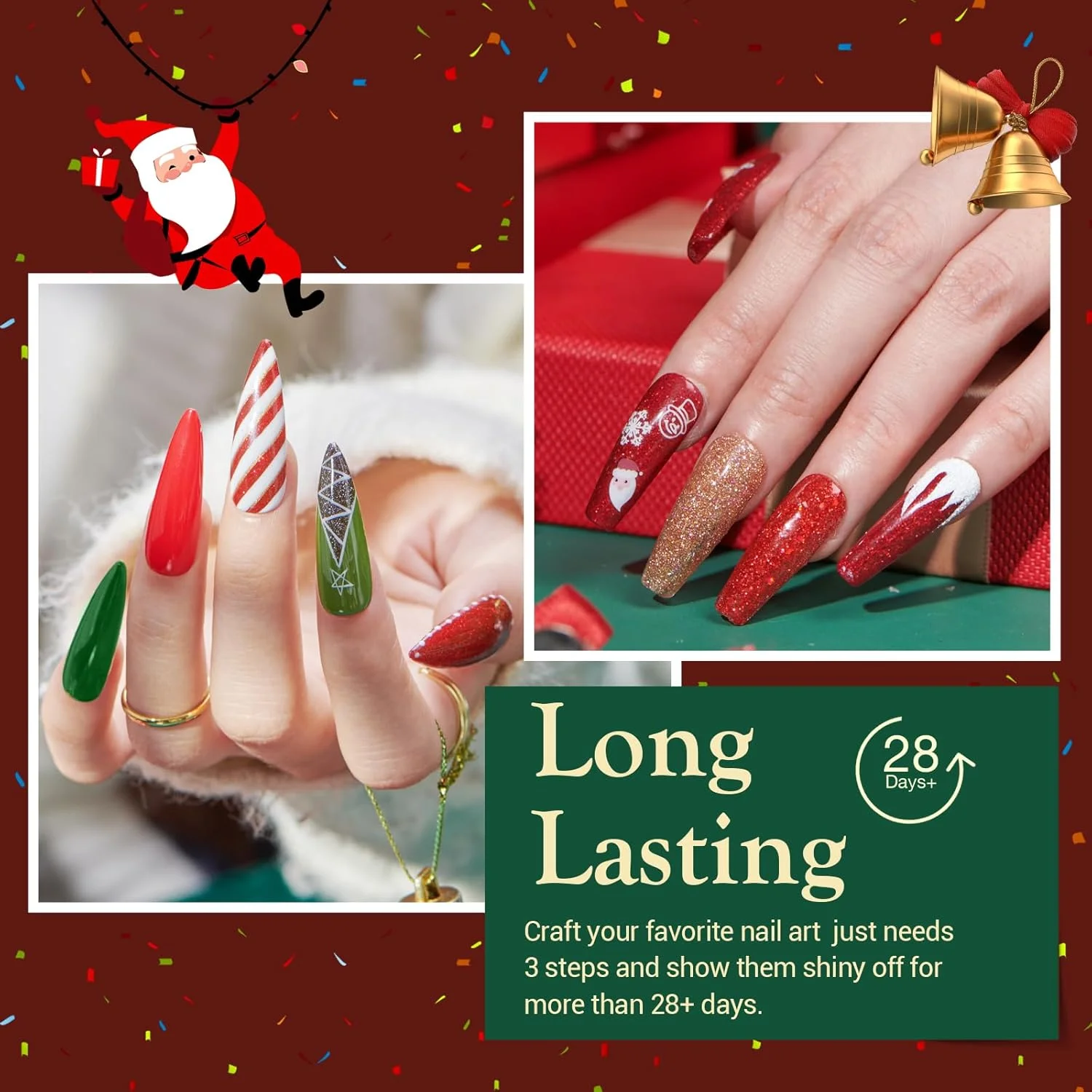 ست پودر دیپ ناخن AZUREBEAUTY، پاییزی، نارنجی، سبز، اکلیلی، قرمز، 20 رنگ، ست مایع پودر آکریلیک با پوشش پایه/رویی برای طراحی ناخن فرانسوی، مانیکور، مناسب مبتدیان، استفاده شخصی در منزل و سالن