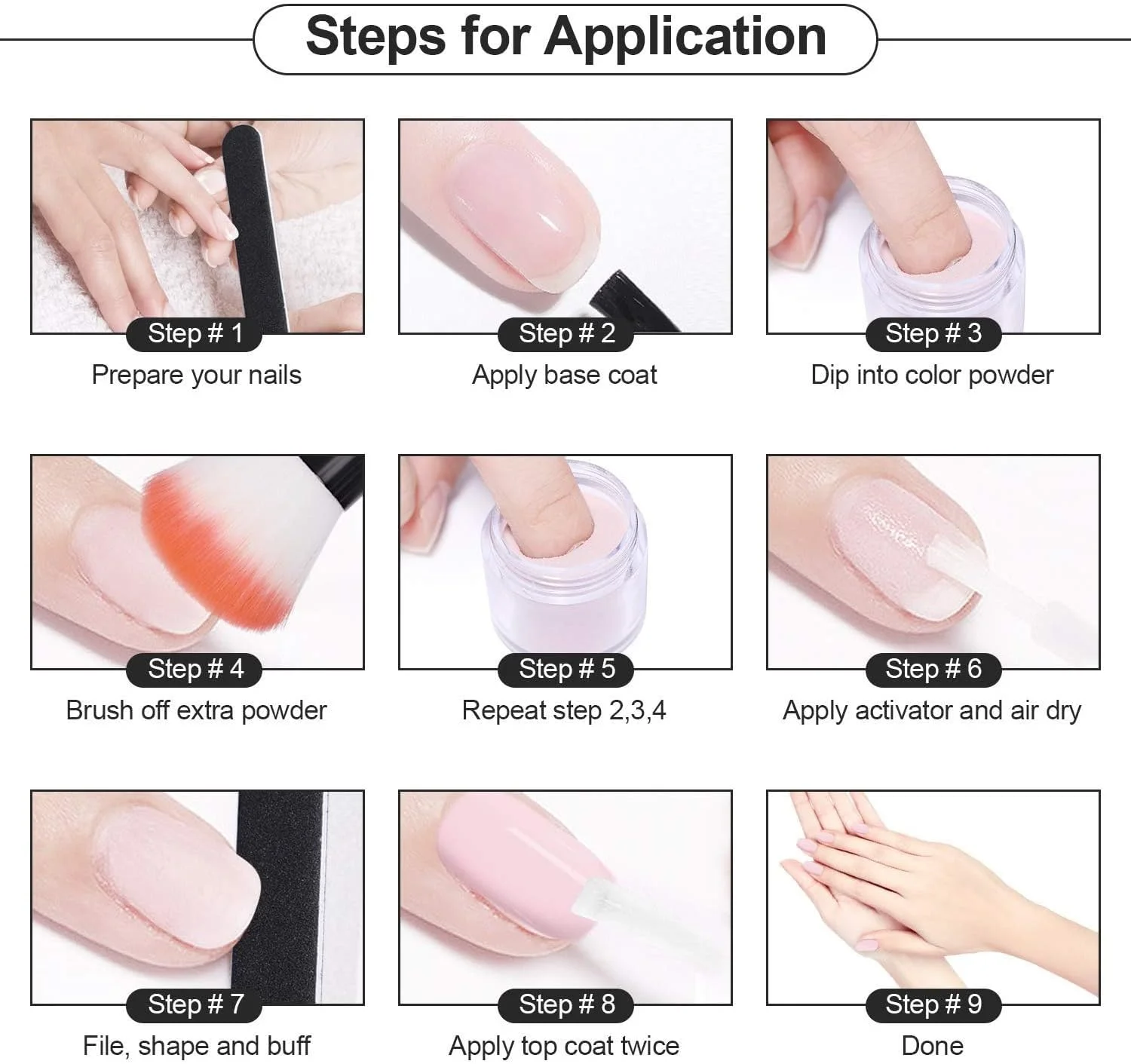 پودر کاشت ناخن رمی بل، رنگ سفید، 10 میلی لیتر، مناسب برای طراحی ناخن فرانسوی، مانیکور در خانه، بدون بو و ماندگاری طولانی، بدون نیاز به دستگاه UV