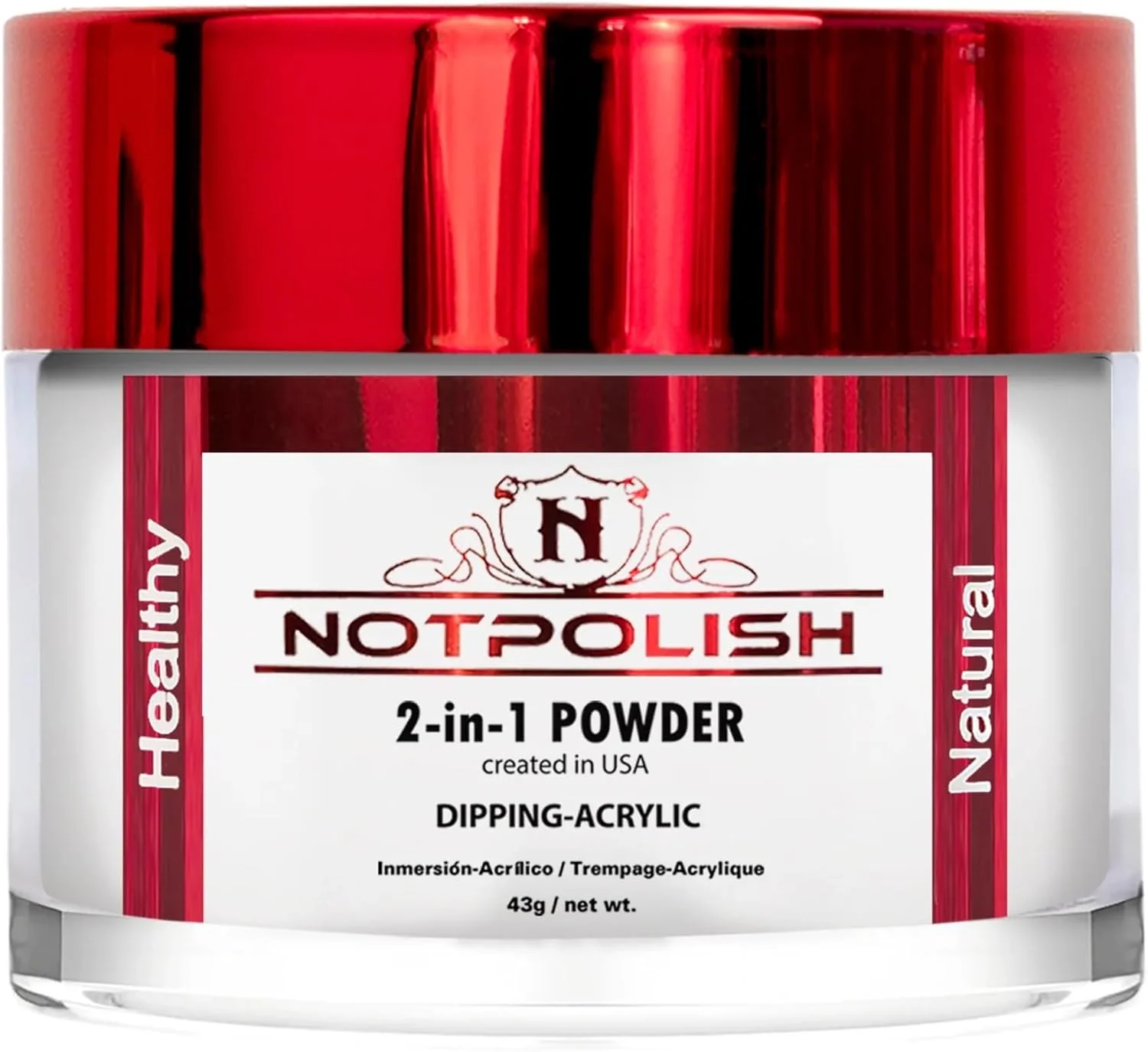پودر دیپ ناخن Notpolish - دیپ هنری بی نقص در رنگ سفید شیری - رنگ زنده و ماندگاری بالا - برای دیپینگ یا ضربه زدن، بدون نیاز به UV - پودر دیپ با پرداخت تمیز - لوازم مانیکور - 2 اونس پودر دیپ ناخن Notpolish - دیپ هنری بی نقص در رنگ سفید شیری - رنگ زنده و ماندگاری بالا - برای دیپینگ یا ضربه زدن، بدون نیاز به UV - پودر دیپ با پرداخت تمیز - لوازم مانیکور - 2 اونس