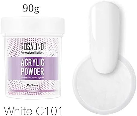 پودر اکریلیک ROSALIND برای طراحی ناخن، ست مانیکور کریستالی و لوازم جانبی حرفه ای ناخن (RLN-90G-101) پودر اکریلیک ROSALIND برای طراحی ناخن، ست مانیکور کریستالی و لوازم جانبی حرفه ای ناخن (RLN-90G-101)