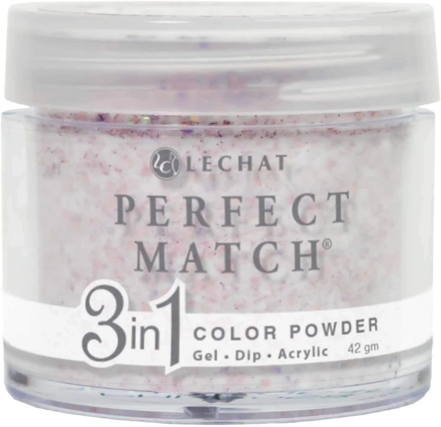 پودر کاشت ناخن Lechat، پودر اکریلیک 56 گرمی، سیستم دیپینگ، پودر دیپینگ - Techno Pink Beat