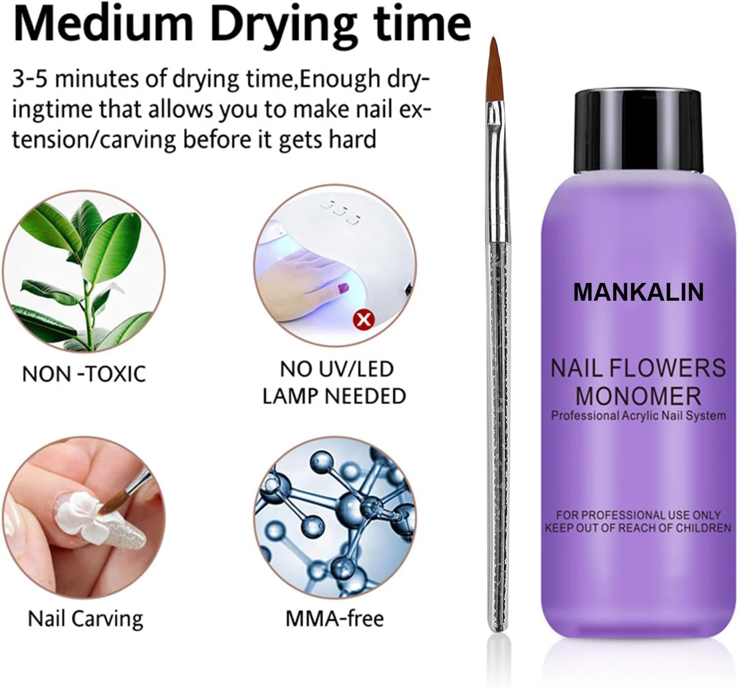 ست پودر اکریلیک ناخن با ظرفیت بالا - پودر اکریلیک با 3 رنگ و ست مایع اکریلیک، مناسب برای کاشت ناخن اکریلیک برای مبتدیان به همراه قلم طراحی ناخن، قالب ناخن، لیوان شیشه ای، سوهان ناخن ست پودر اکریلیک ناخن با ظرفیت بالا - پودر اکریلیک با 3 رنگ و ست مایع اکریلیک، مناسب برای کاشت ناخن اکریلیک برای مبتدیان به همراه قلم طراحی ناخن، قالب ناخن، لیوان شیشه ای، سوهان ناخن