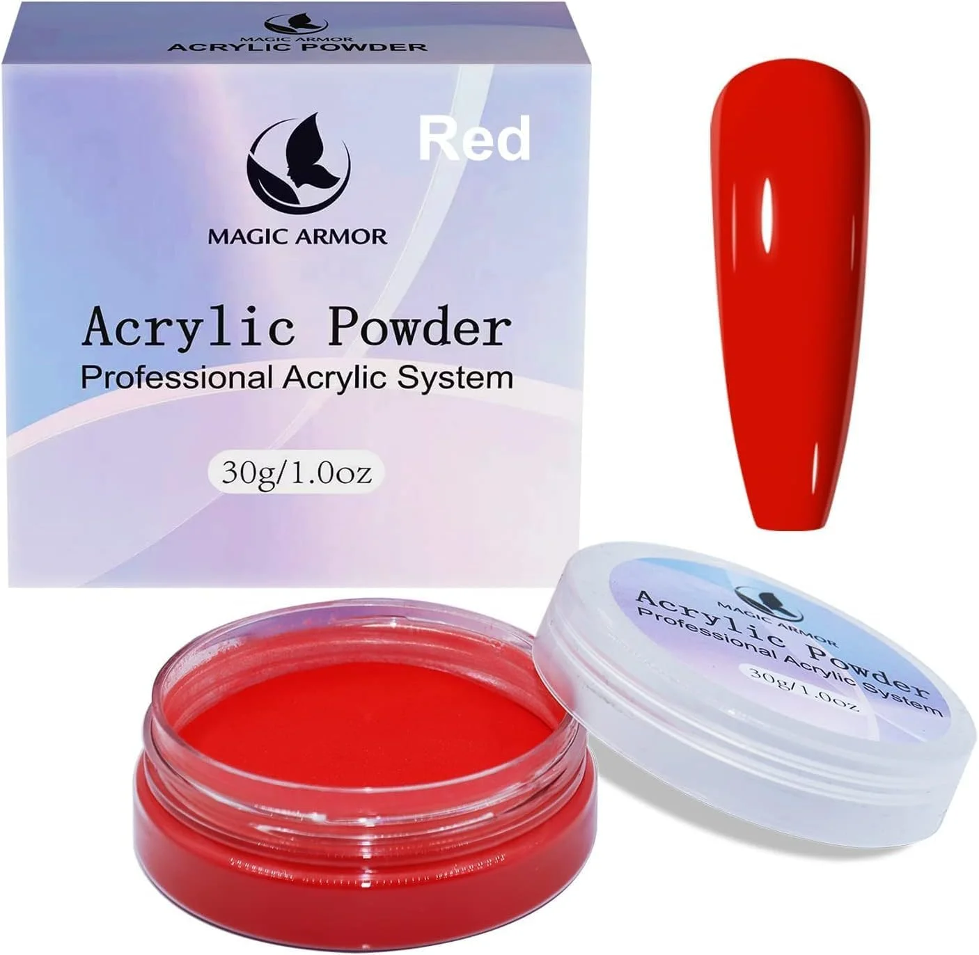 پودر اکریلیک قرمز - 30 گرم پودر اکریلیک حرفه ای ناخن برای کاشت ناخن اکریلیک بدون بو و حباب، پودر پلیمری طراحی ناخن سه بعدی برای مانیکور ناخن فرانسوی، بدون نیاز به دستگاه UV پودر اکریلیک قرمز - 30 گرم پودر اکریلیک حرفه ای ناخن برای کاشت ناخن اکریلیک بدون بو و حباب، پودر پلیمری طراحی ناخن سه بعدی برای مانیکور ناخن فرانسوی، بدون نیاز به دستگاه UV