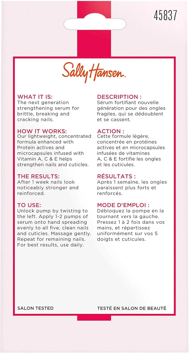 سرم تقویت کننده ناخن سالی هانسن، 13.3 میلی لیتر سرم تقویت کننده ناخن سالی هانسن، 13.3 میلی لیتر