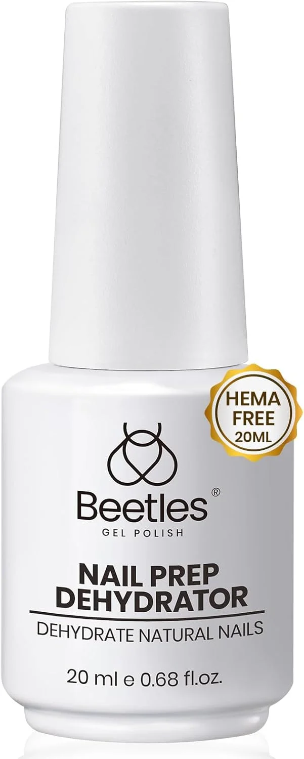 محلول خشک کننده ناخن Beetles 20ml: آماده ساز حرفه ای ناخن، بدون اسید و Hema، پرایمر پیوند دهنده برای لاک اکریلیک و ژل محلول خشک کننده ناخن Beetles 20ml: آماده ساز حرفه ای ناخن، بدون اسید و Hema، پرایمر پیوند دهنده برای لاک اکریلیک و ژل