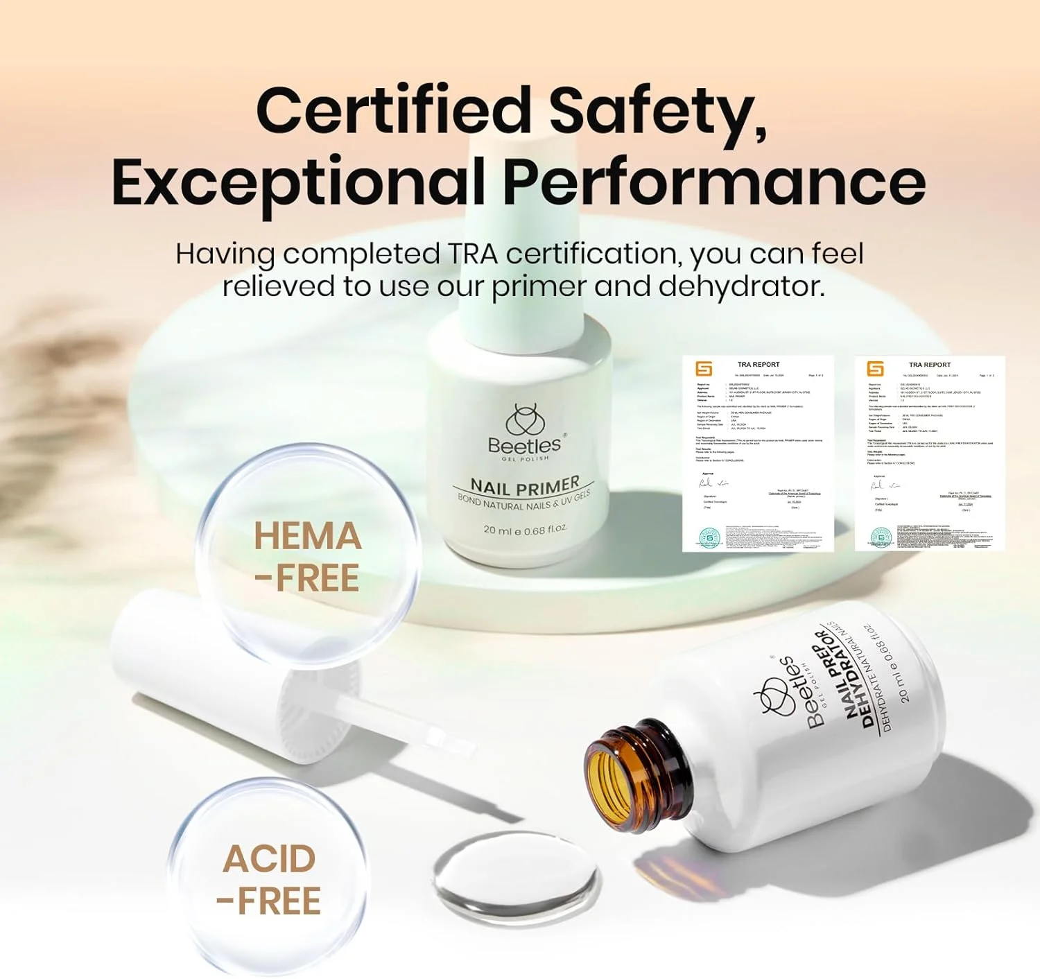 محلول خشک کننده ناخن Beetles 20ml: آماده ساز حرفه ای ناخن، بدون اسید و Hema، پرایمر پیوند دهنده برای لاک اکریلیک و ژل محلول خشک کننده ناخن Beetles 20ml: آماده ساز حرفه ای ناخن، بدون اسید و Hema، پرایمر پیوند دهنده برای لاک اکریلیک و ژل