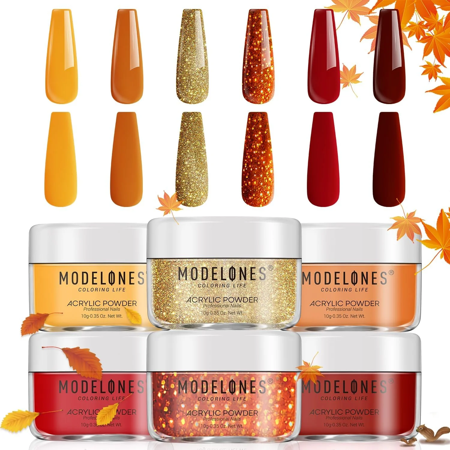 پودر اکریلیک مدلونز، 6 رنگ پودر اکریلیک پاییزی طلایی قرمز زرد نارنجی برای طراحی ناخن اکریلیک، مجسمه سازی سه بعدی ناخن، کاشت ناخن فرانسوی، هدیه برای خانم ها پودر اکریلیک مدلونز، 6 رنگ پودر اکریلیک پاییزی طلایی قرمز زرد نارنجی برای طراحی ناخن اکریلیک، مجسمه سازی سه بعدی ناخن، کاشت ناخن فرانسوی، هدیه برای خانم ها