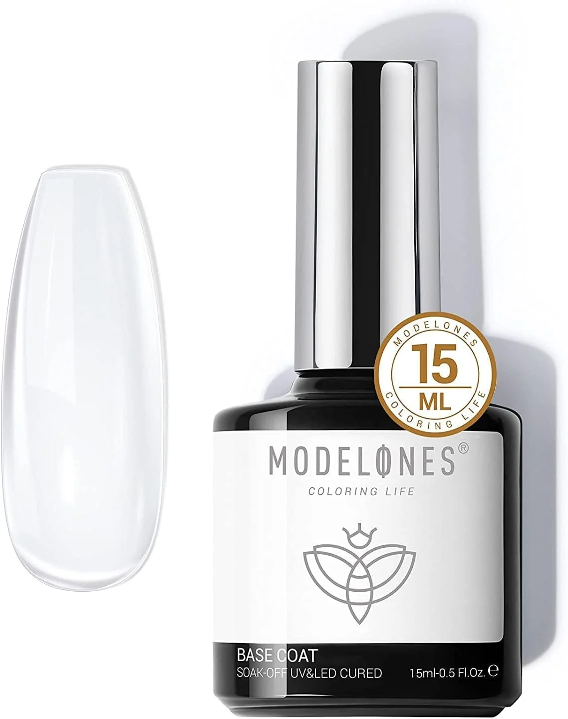 لاک پایه ژلی مدلونز 15 میلی لیتر برای لاک ژل، فرمولاسیون ارتقا یافته، ماندگاری طولانی، مناسب استفاده خانگی و سالن های ناخن لاک پایه ژلی مدلونز 15 میلی لیتر برای لاک ژل، فرمولاسیون ارتقا یافته، ماندگاری طولانی، مناسب استفاده خانگی و سالن های ناخن