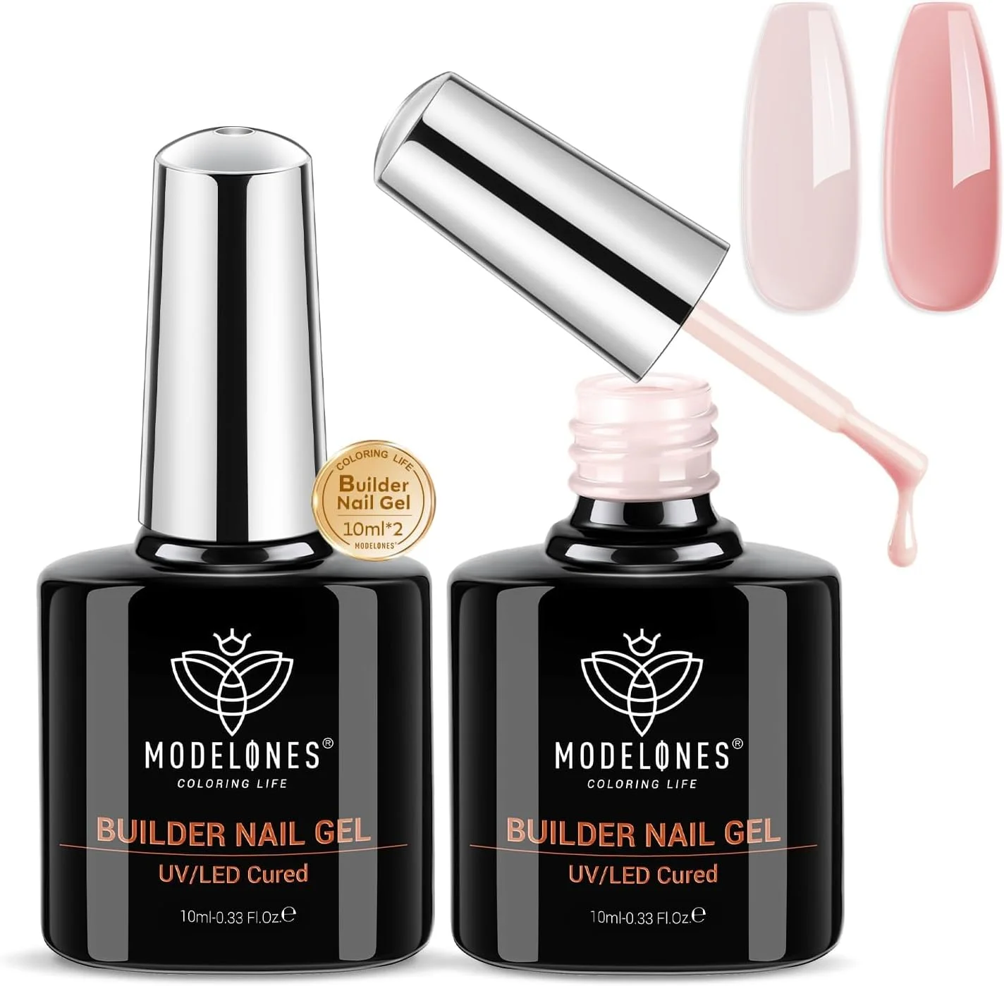 ژل بیلدر ناخن مدلونز 10 میلی لیتر، 2 عدد ژل بیلدر پوششی رنگ صورتی گل رز و رنگ بدن برای ضخیم کردن، ساختن اپکس، تقویت کننده، اکستنشن، قابل استفاده با لامپ LED، مناسب برای استفاده در خانه و سالن، 10 میلی لیتر ژل بیلدر ناخن مدلونز 10 میلی لیتر، 2 عدد ژل بیلدر پوششی رنگ صورتی گل رز و رنگ بدن برای ضخیم کردن، ساختن اپکس، تقویت کننده، اکستنشن، قابل استفاده با لامپ LED، مناسب برای استفاده در خانه و سالن، 10 میلی لیتر