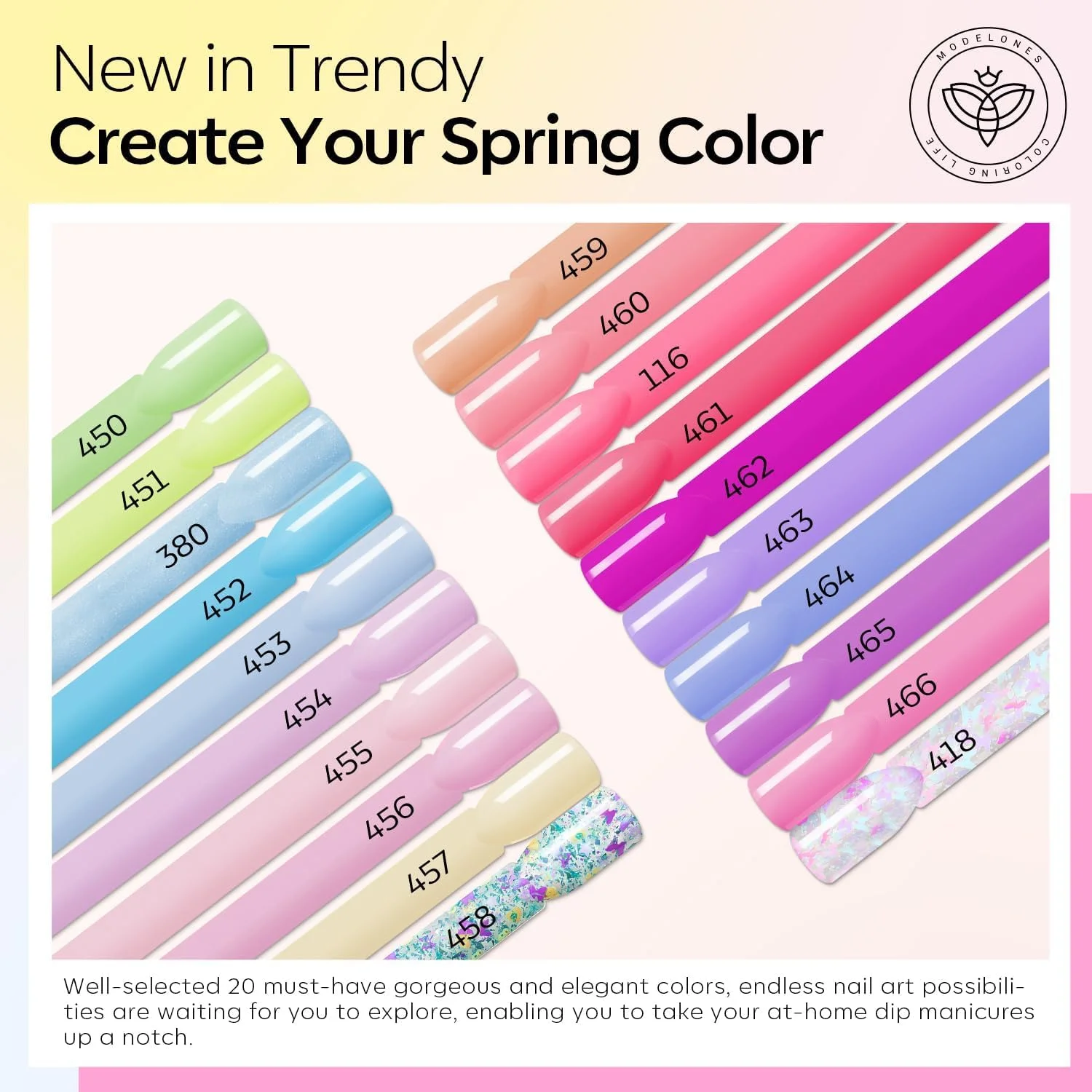 ست پودر دیپ ناخن Modelones، 20 رنگ تابستانی صورتی بنفش آبی ماکارون پاستلی، ست مایع پودر دیپ شامل بیس و تاپ و اکتیویتور برای طراحی ناخن فرانسوی، مناسب برای سالن و مانیکور DIY ست پودر دیپ ناخن Modelones، 20 رنگ تابستانی صورتی بنفش آبی ماکارون پاستلی، ست مایع پودر دیپ شامل بیس و تاپ و اکتیویتور برای طراحی ناخن فرانسوی، مناسب برای سالن و مانیکور DIY
