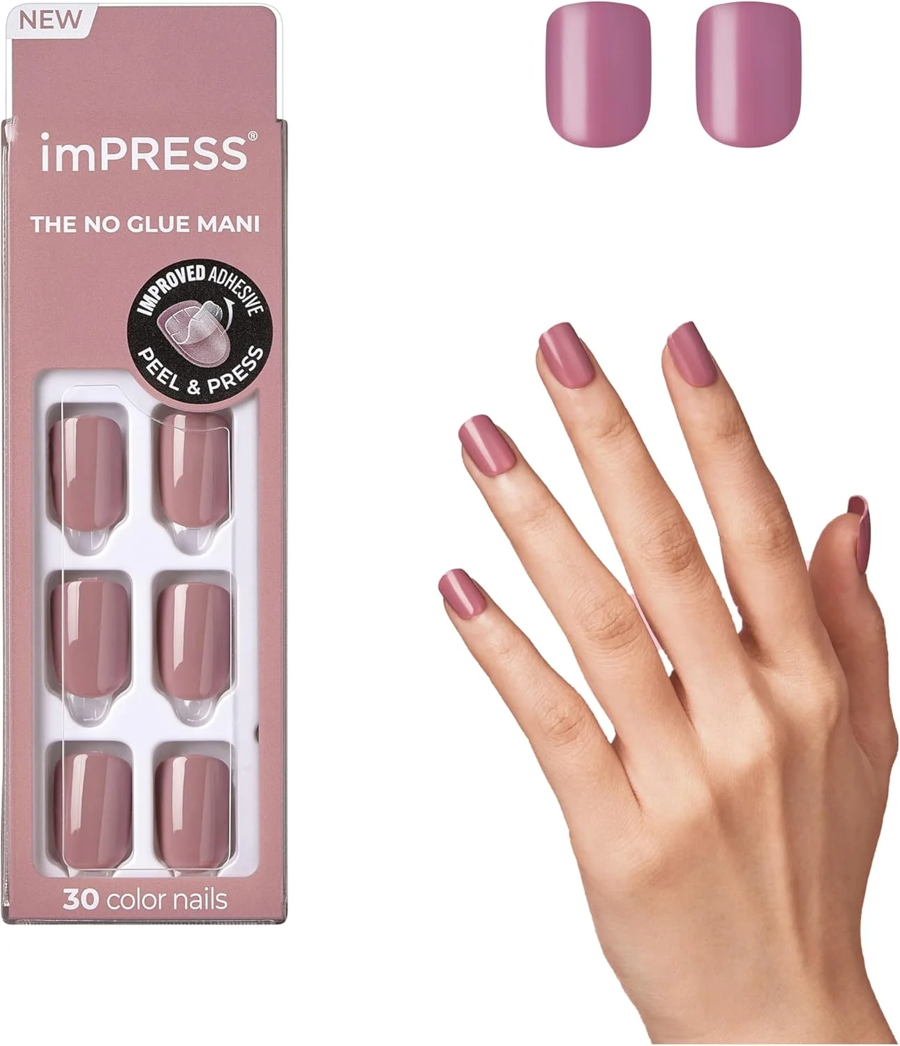 ناخن مصنوعی imPRESS Kiss، رنگ گلبرگ صورتی KIMC005C ناخن مصنوعی imPRESS Kiss، رنگ گلبرگ صورتی KIMC005C