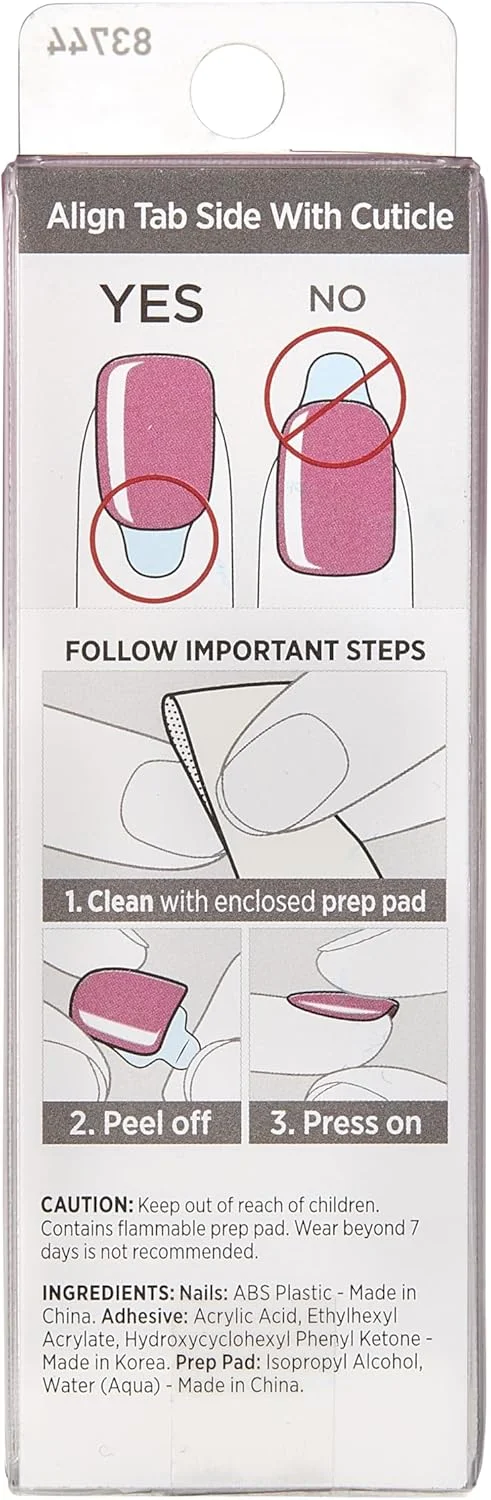 ناخن مصنوعی imPRESS Kiss، رنگ گلبرگ صورتی KIMC005C ناخن مصنوعی imPRESS Kiss، رنگ گلبرگ صورتی KIMC005C