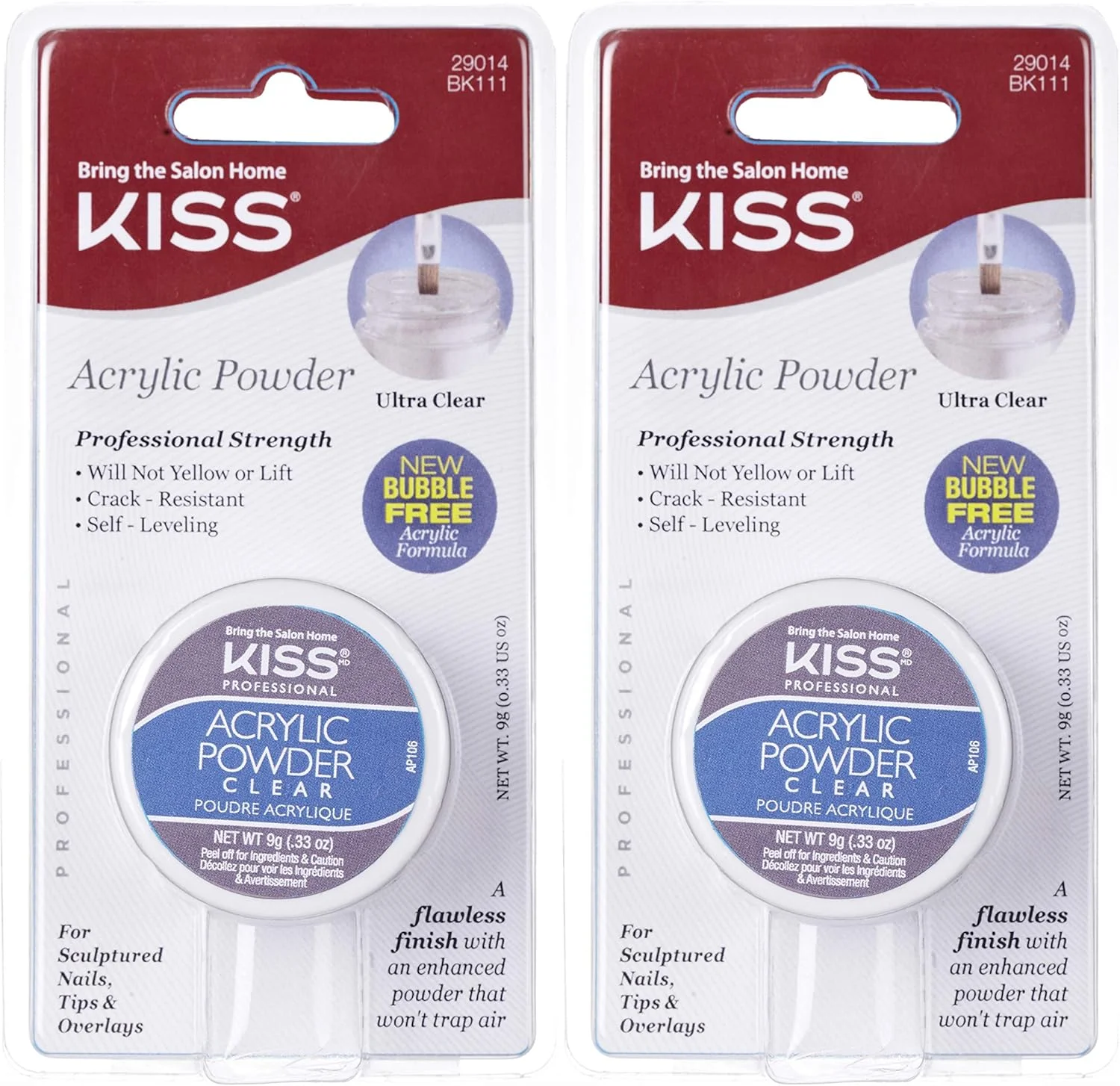 پودر اکریلیک شفاف کیس، 10 میلی لیتر (بسته 2 عددی) پودر اکریلیک شفاف کیس، 10 میلی لیتر (بسته 2 عددی)