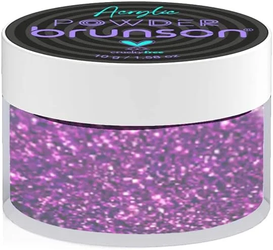 پودر اکریلیک برانسون ایده آل برای طراحی سه بعدی ناخن، سیستم های پودری و دیپینگ، پودرهای اکستنشن ناخن، رنگدانه های ناخن، پودر و گرد اکریلیک و دیپینگ 10 گرمی