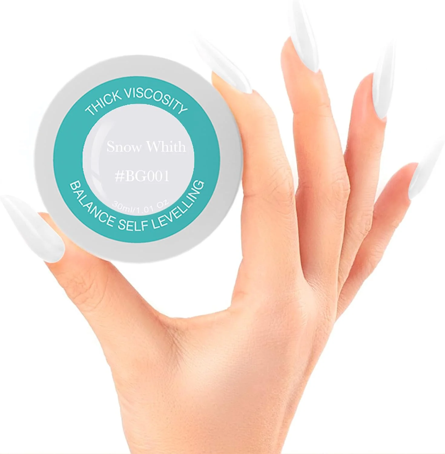 ژل بیلدر ناخن برانسون برای طراحی و فرم دهی، ژل UV استتار، ژل متعادل کننده، سیستم ژل طراحی ناخن با نور UV LED، ژل مانیکور، ژل رابر 30 میلی لیتر، درخشش محافظه کارانه BG001