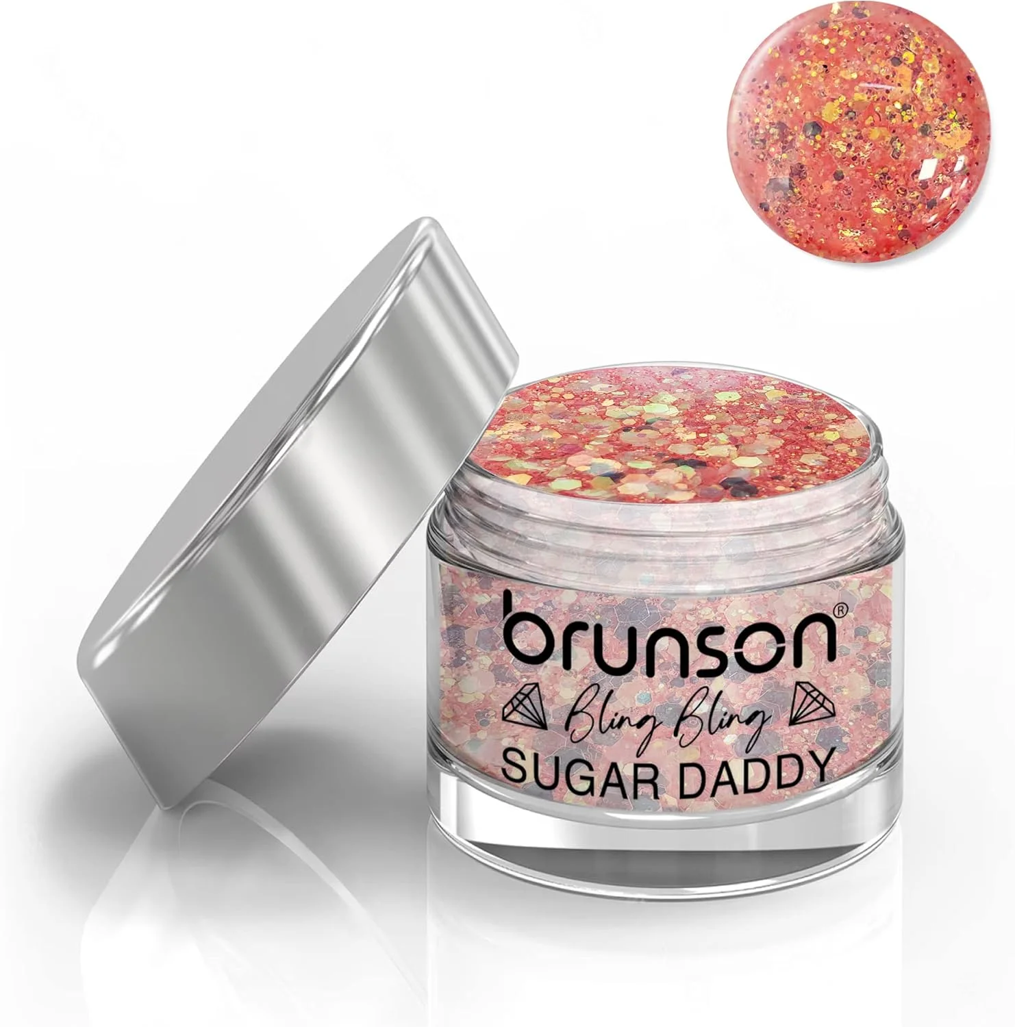 پودر اکریلیک ناخن برانسون، سیستم اکریلیک ناخن، پودرهای اکستنشن ناخن اکریلیک فرانسوی، پلیمر اکریلیک ناخن، پودر رنگدانه ناخن، پودر اکریلیک براق 30 گرم BSU012