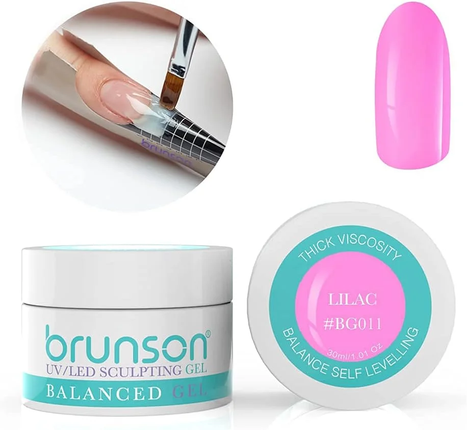 ژل بیلدر ناخن برانسون، ژل بیلدر UV استتار، ژل تراز کننده متعادل، سیستم ژل UV LED، ژل مانیکور، ژل رابر 30 میل، یاسی دوست داشتنی BG011