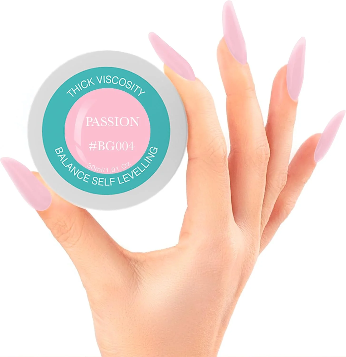 ژل کاشت ناخن برانسون، ژل بیلدر UV استتار، ژل تراز متعادل، سیستم ژل کاشت ناخن UV LED، ژل مانیکور، ژل رابر Passion BG004 30ml