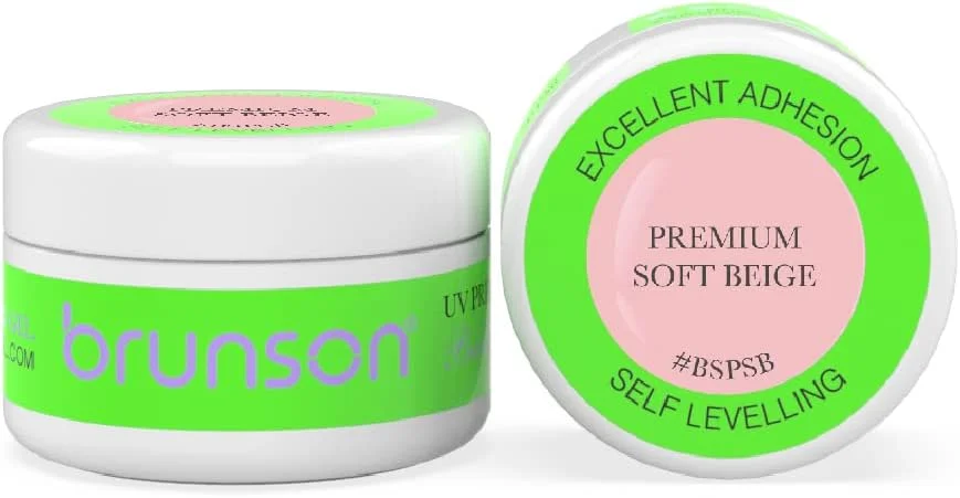 ژل بیلدر ناخن برونسون، خود تراز شونده، مناسب برای کاشت و طراحی ناخن، ژل UV LED، سیستم کاشت ناخن، ژل مانیکور، ژل بیلدر UV/LED، حجم 30 میل، مدل BSPSB