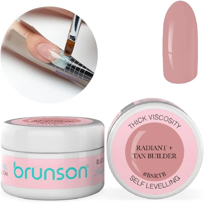 ژل خود تراز کننده ناخن برانسون، ژل اکستنشن ناخن، سیستم ژل طراحی ناخن UV LED، ژل مانیکور، ژل طراحی، ژل بیلدر ناخن UV/LED، ۳۰ میل BSRTB