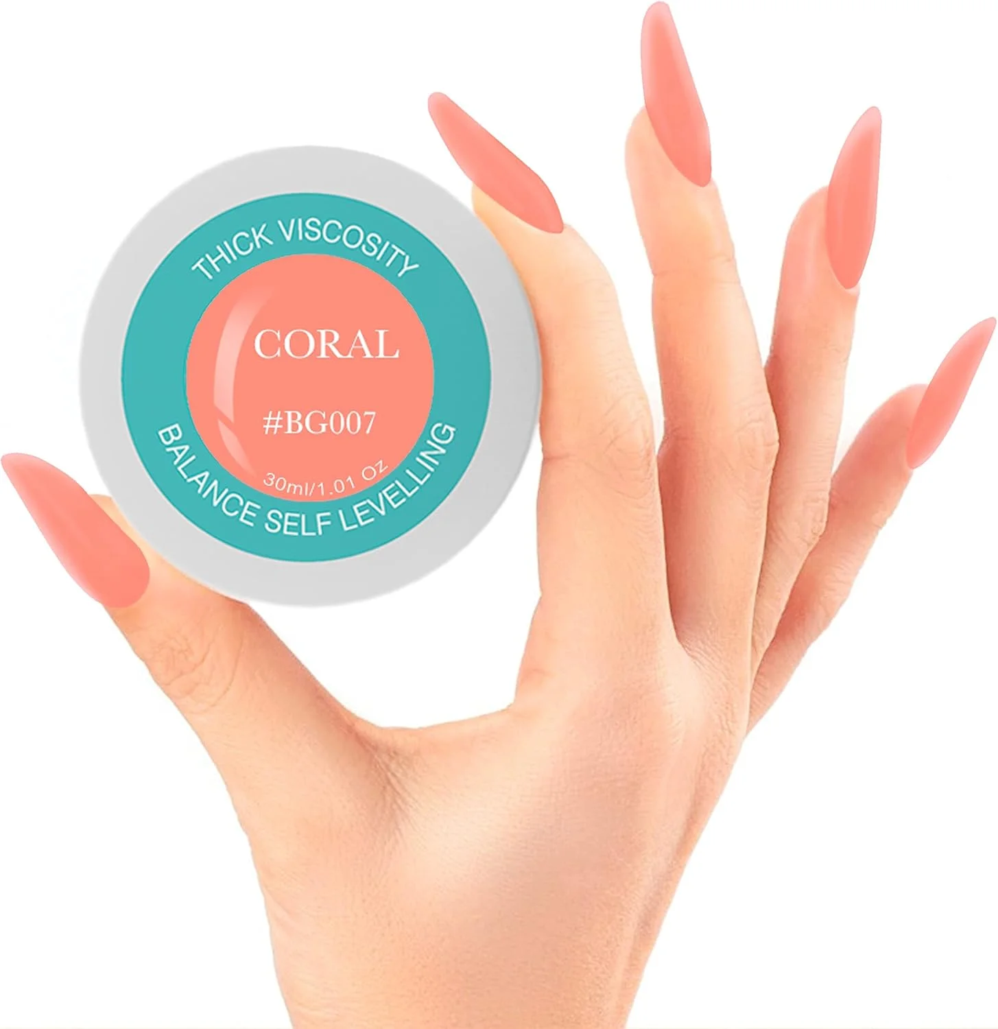 ژل بیلدر اسکالپتینگ ناخن برانسون، ژل بیلدر UV استتار اسکالپتینگ، ژل تراز متعادل، سیستم ژل اسکالپتینگ ناخن با نور UV LED، ژل مانیکور، ژل رابر 30 میل، مرجانی BG007