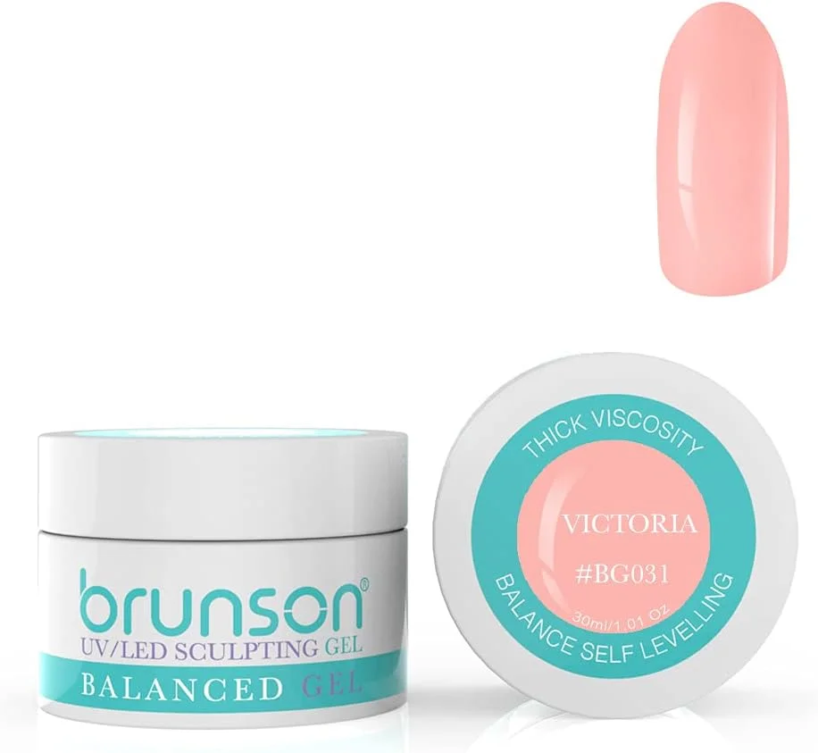 ژل بیلدر ناخن برای طراحی و فرم دهی، ژل UV استتار، ژل تراز کننده متعادل، سیستم ژل UV LED، ژل مانیکور، ژل رابر 30 میلی لیتر Vitoria BG031