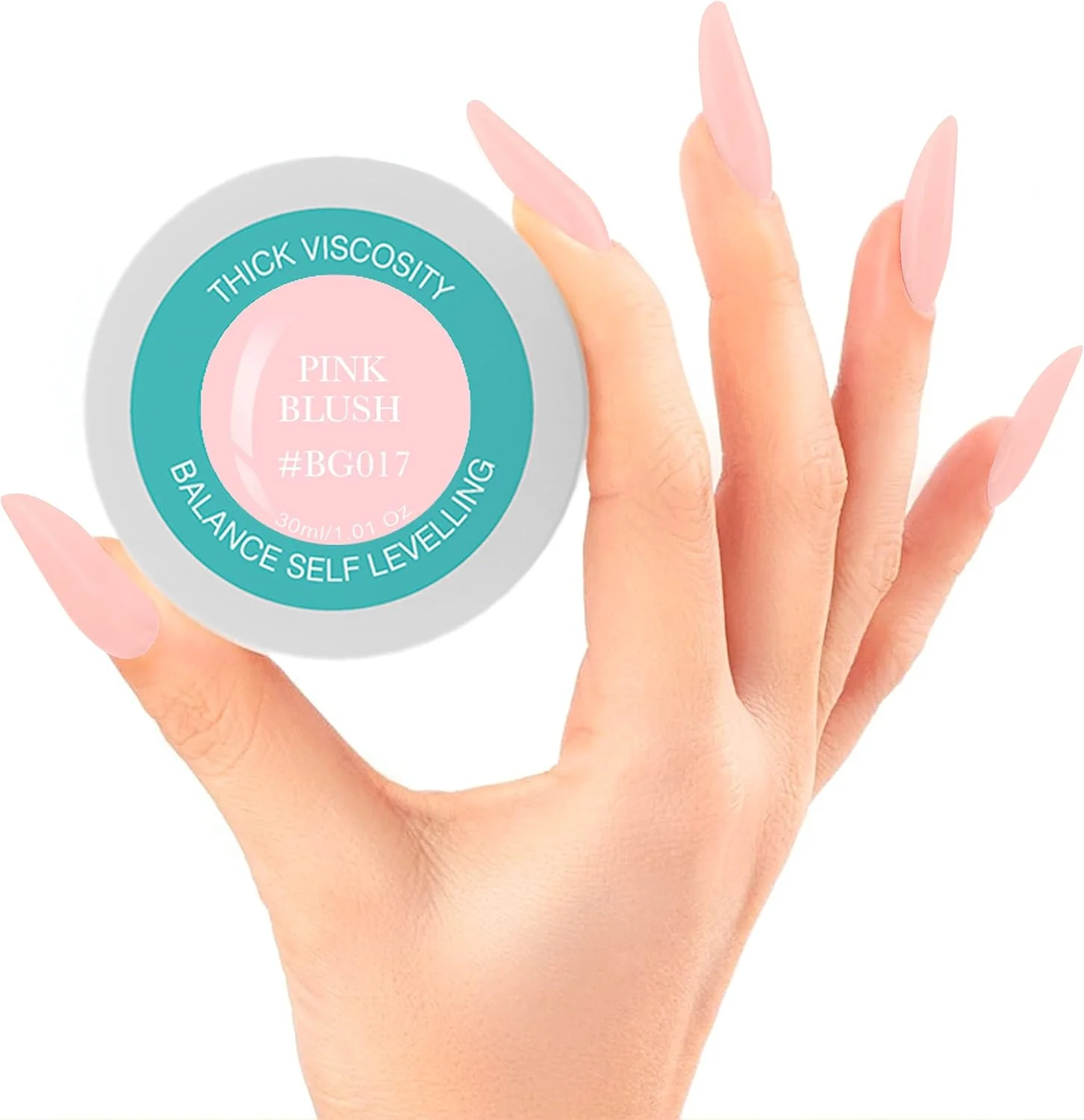 ژل بیلدر ناخن برانسون، ژل بیلدر UV استتار، ژل تراز کننده متعادل، سیستم ژل ناخن UV LED، ژل مانیکور، ژل رابر 30 میل، رژگونه صورتی BG017