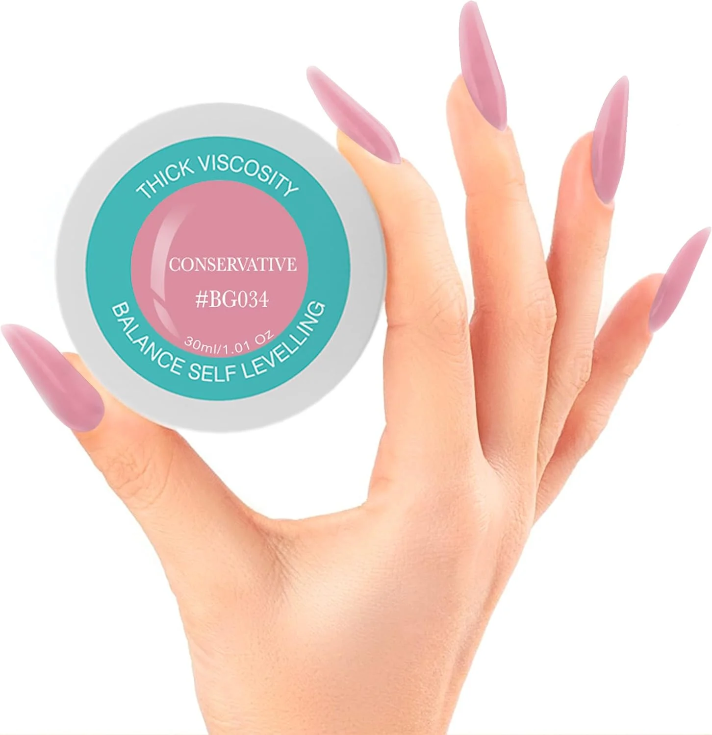 ژل بیلدر ناخن برای طراحی و فرم دهی، ژل UV برای استتار و طراحی ناخن، ژل متعادل کننده UV LED، سیستم ژل طراحی ناخن، ژل مانیکور رابر، 30 میل، BG034