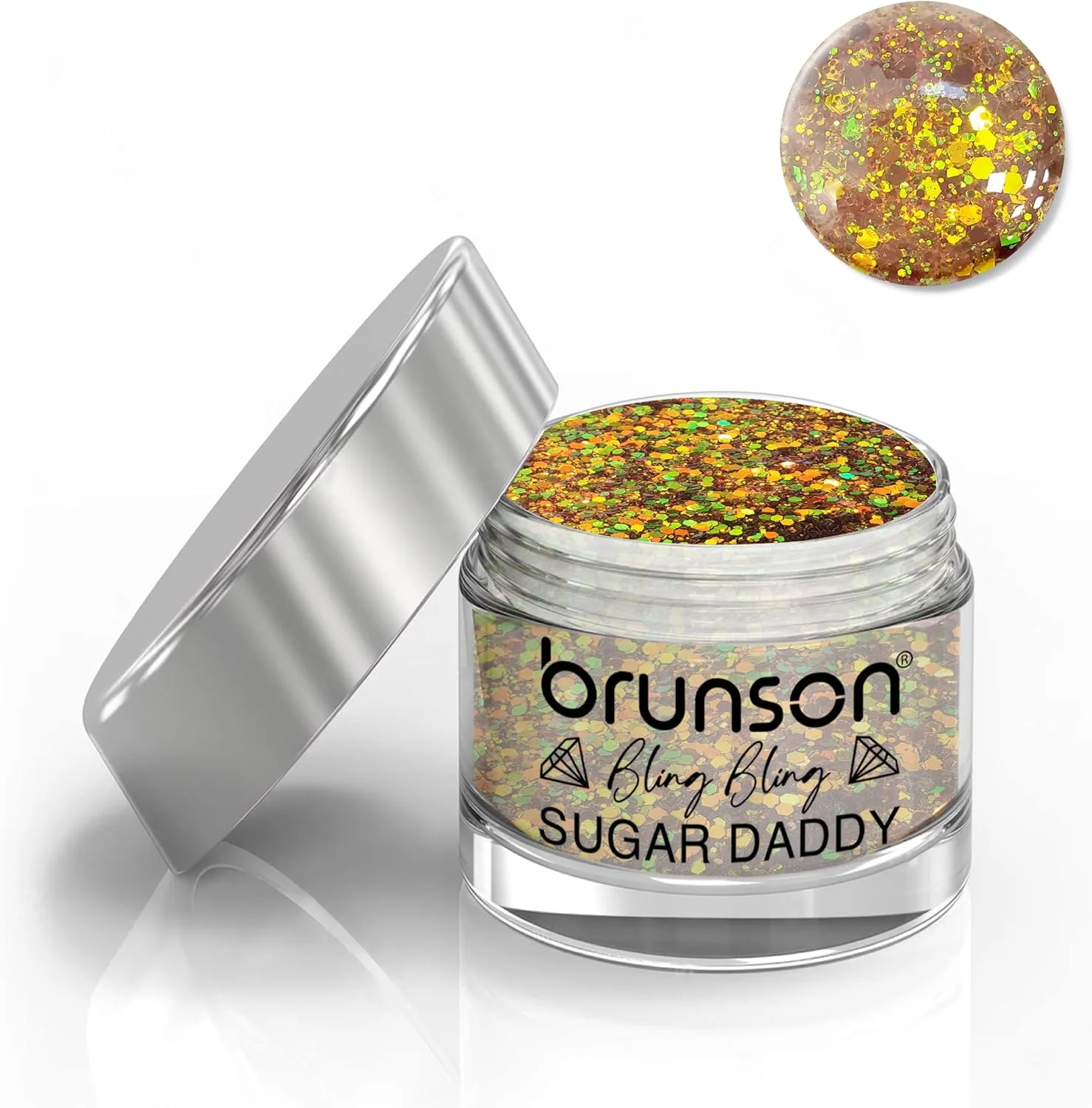 پودر اکریلیک حرفه ای برونسون برای کاشت ناخن، پودر اکریلیک 30 گرمی مدل BDBS08