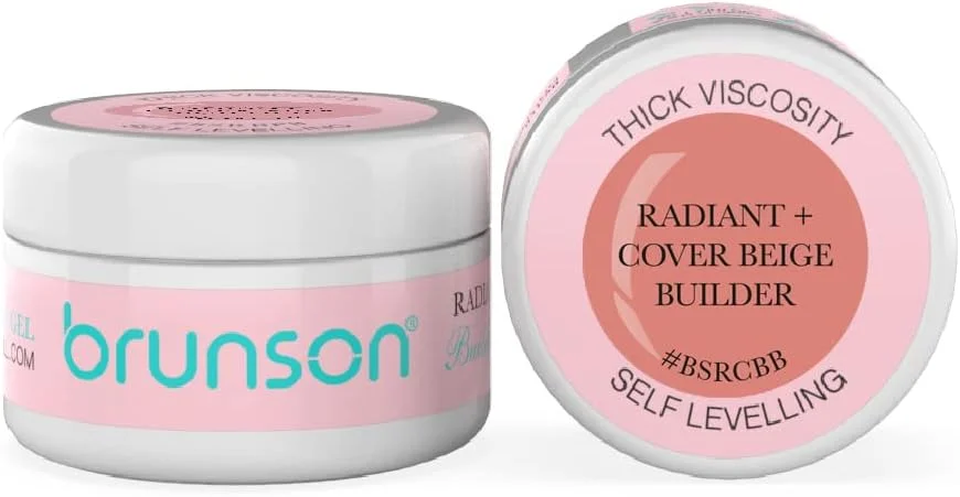 ژل خود تراز کننده ناخن برونسون، ژل کاشت ناخن، استتار، سیستم کاشت ناخن UV LED، ژل مانیکور، ژل کاشت، ژل سازنده ناخن UV/LED، ۳۰ میلی لیتر BSRCBB