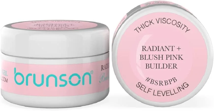 ژل خود تراز کننده ناخن برونسون، ژل طراحی ناخن، سیستم طراحی ناخن با UV LED، ژل مانیکور، ژل طراحی ناخن UV/LED، ژل سازنده ناخن 30 میلی لیتر BSRBPB