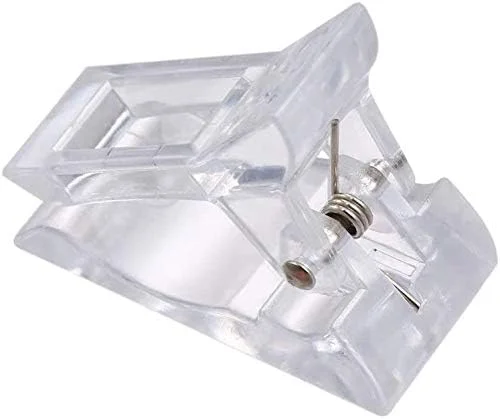 گیره ناخن برانسون برای فرم دهی سریع ناخن های پلی ژل، گیره های ناخن برای پلی ژل، اکستنشن ناخن انگشت، گیره های سازنده UV LED، ابزار مانیکور ناخن