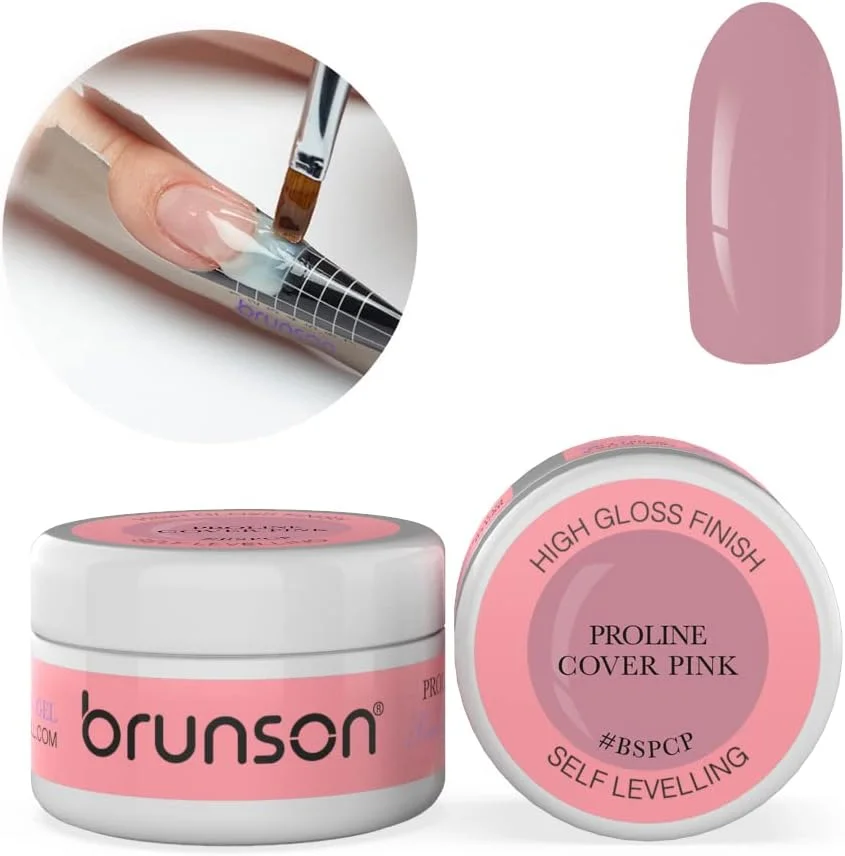ژل خود تراز کننده برونسون برای کاشت ناخن، ژل استتار UV LED، سیستم کاشت ناخن، ژل مانیکور، ژل کاشت ناخن UV/LED، ژل بیلدر ناخن 30 میلی لیتر BSPCP