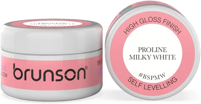 ژل خود تراز کننده ناخن برونسون، ژل کاشت ناخن، استتار، سیستم کاشت ناخن UV LED، ژل مانیکور، ژل کاشت ناخن UV/LED، ژل بیلدر ناخن 30 میلی لیتر BSPMW